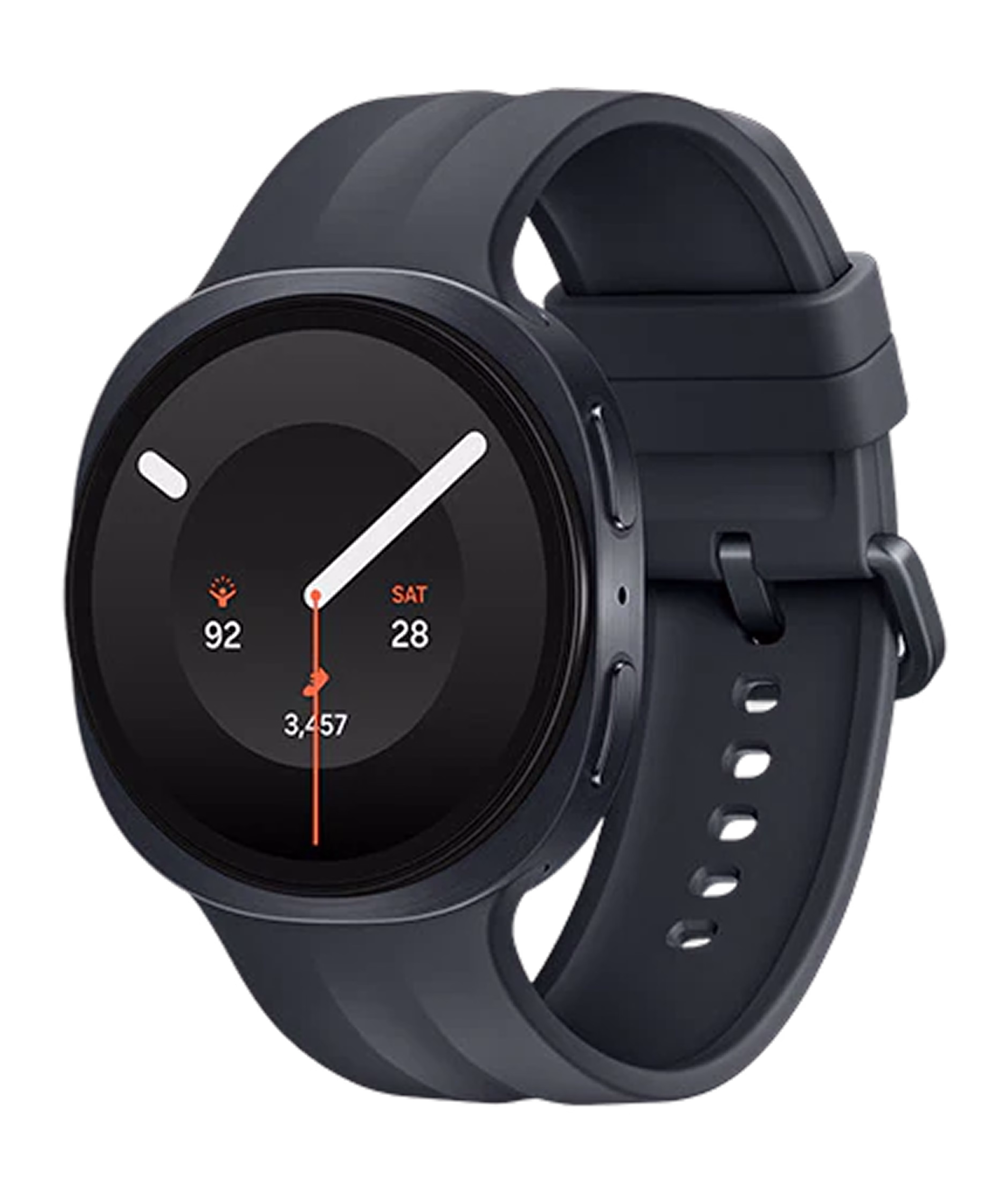 Samsung Galaxy Watch9 4G LTE 44mm Graphite Case with Black Sport Band M/L