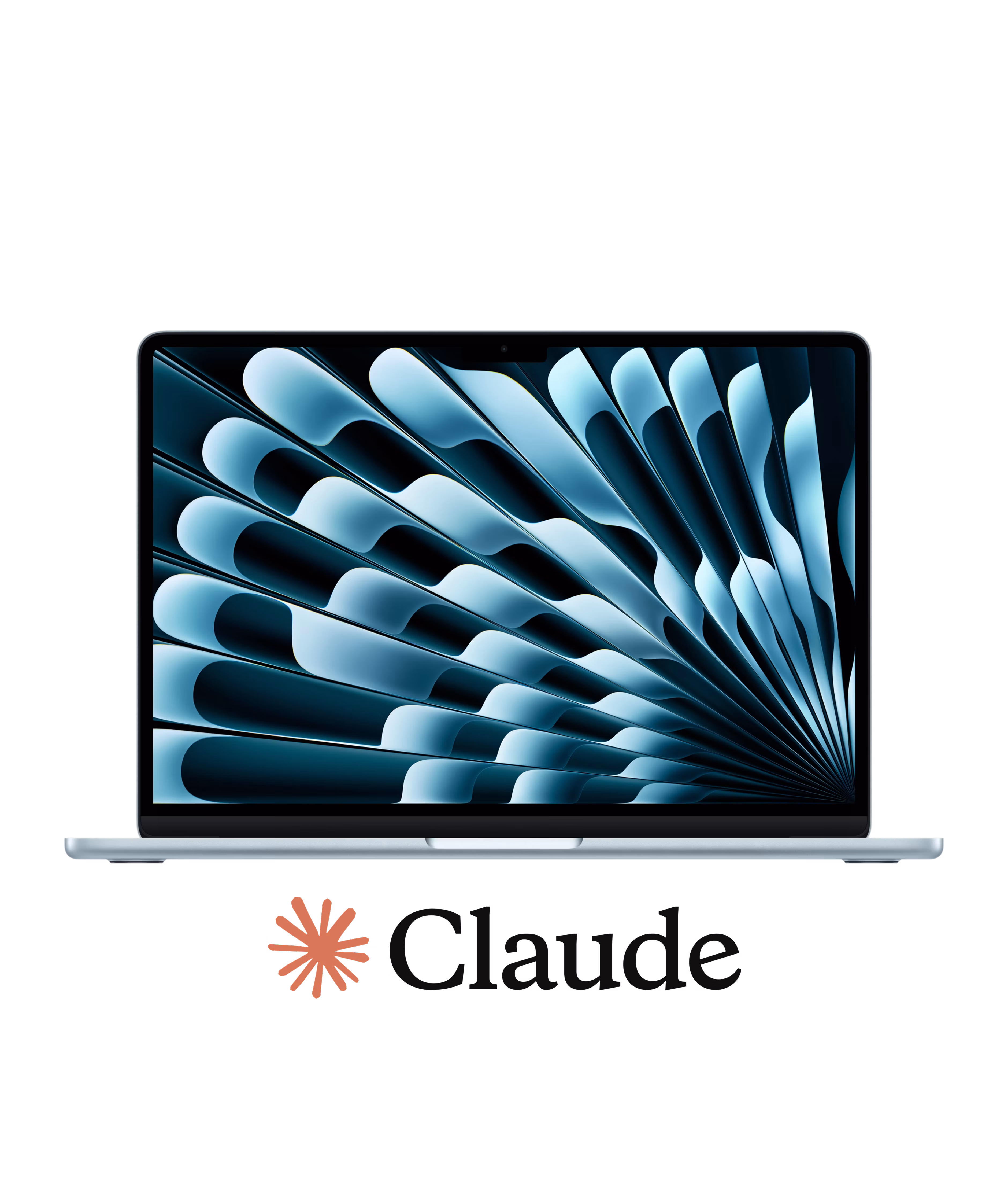Apple MacBook Air 13-inch (2026) M5 with 1 year of Claude Pro 10-core CPU 8-core GPU 16-core Neural Engine 16GB unified memory 512GB SSD Sky Blue