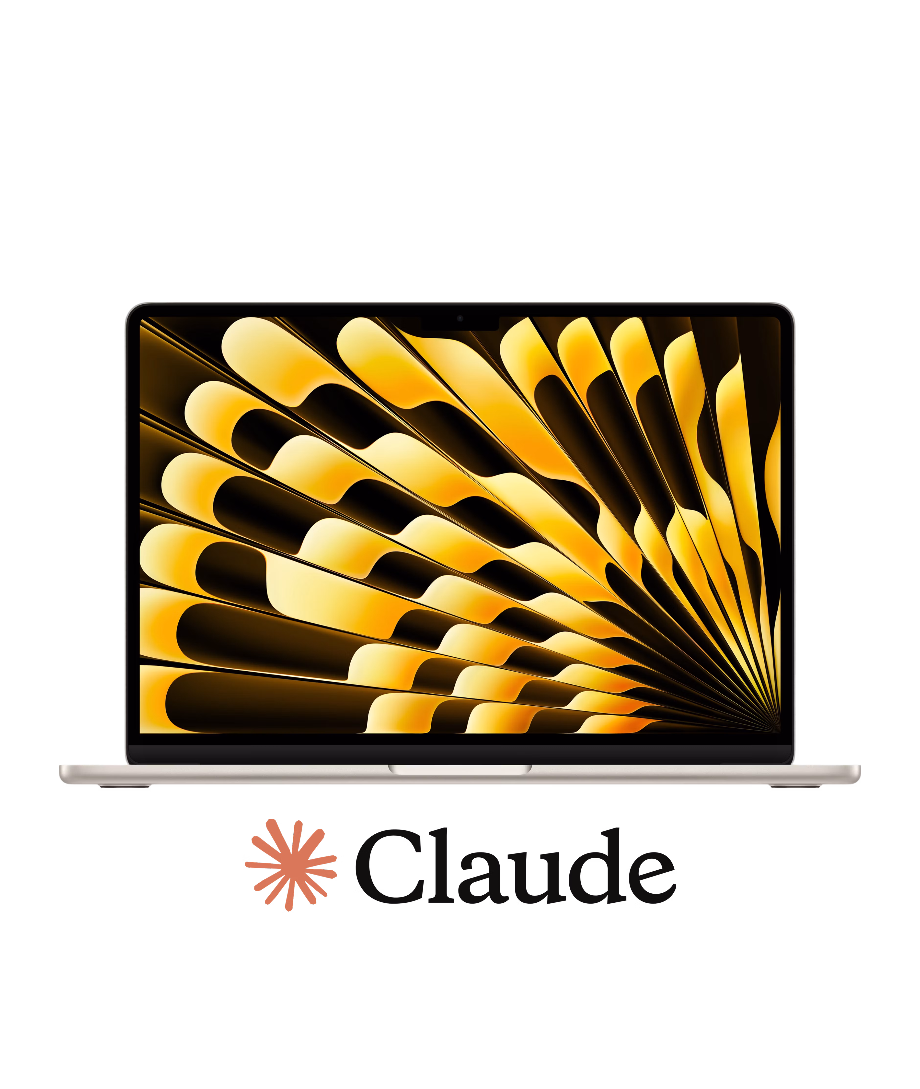 Apple MacBook Air 13-inch (2026) M5 with 1 year of Claude Pro 10-core CPU 10-core GPU 16-core Neural Engine 24GB unified memory 1TB SSD Starlight
