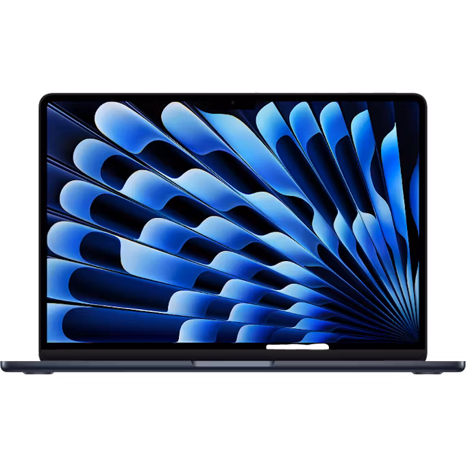 Apple MacBook Air 13-inch (2025) M4 chip with 10-core CPU 10-core GPU and 16-core Neural Engine 16GB unified memory 512GB SSD Midnight