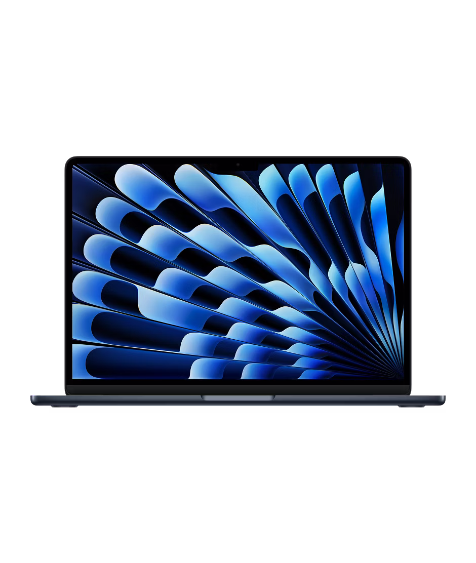 Apple MacBook Air 13-inch (2025) M4 chip with 10-core CPU 8-core GPU and 16-core Neural Engine 16GB unified memory 256GB SSD Midnight