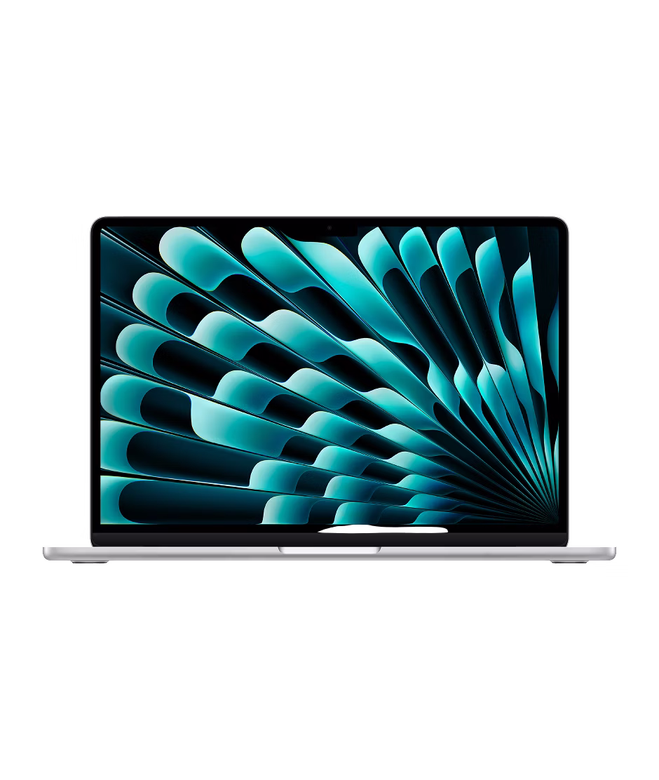 Apple MacBook Air 13-inch (2025) M4 chip with 10-core CPU 10-core GPU and 16-core Neural Engine 16GB unified memory 512GB SSD Silver