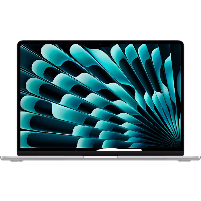 Apple MacBook Air 13-inch (2025) M4 chip with 10-core CPU 8-core GPU and 16-core Neural Engine 16GB unified memory 256GB SSD Silver