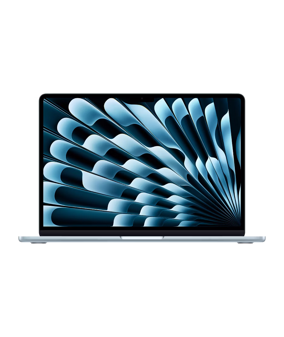 Apple MacBook Air 13-inch (2025) M4 chip with 10-core CPU 10-core GPU and 16-core Neural Engine 16GB unified memory 512GB SSD Sky Blue