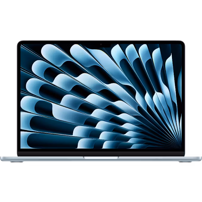 Apple MacBook Air 13-inch (2025) M4 chip with 10-core CPU 8-core GPU and 16-core Neural Engine 16GB unified memory 256GB SSD Sky Blue