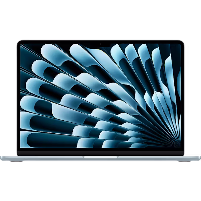 Apple MacBook Air 13-inch (2025) M4 chip with 10-core CPU 8-core GPU and 16-core Neural Engine 16GB unified memory 256GB SSD Sky Blue