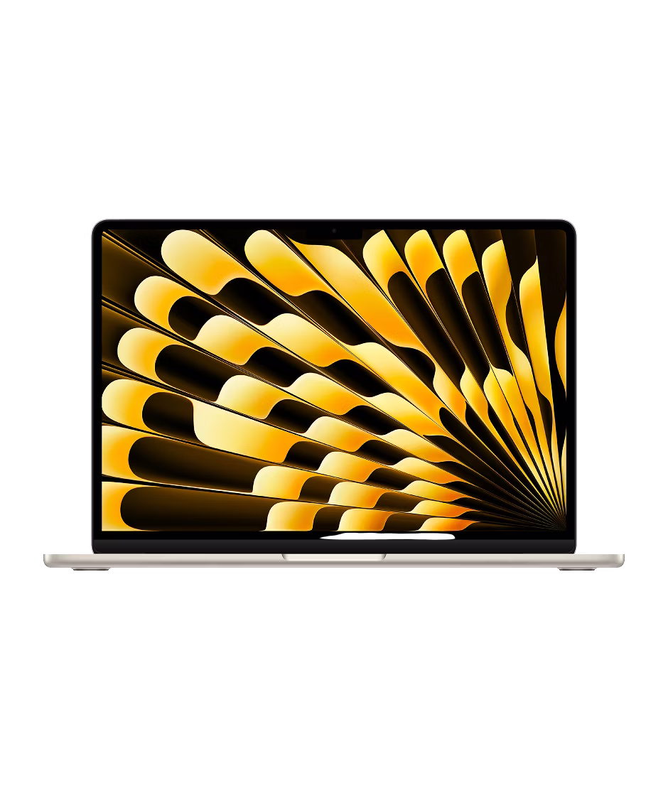 Apple MacBook Air 13-inch (2025) M4 chip with 10-core CPU 10-core GPU and 16-core Neural Engine 24GB unified memory 512GB SSD Starlight