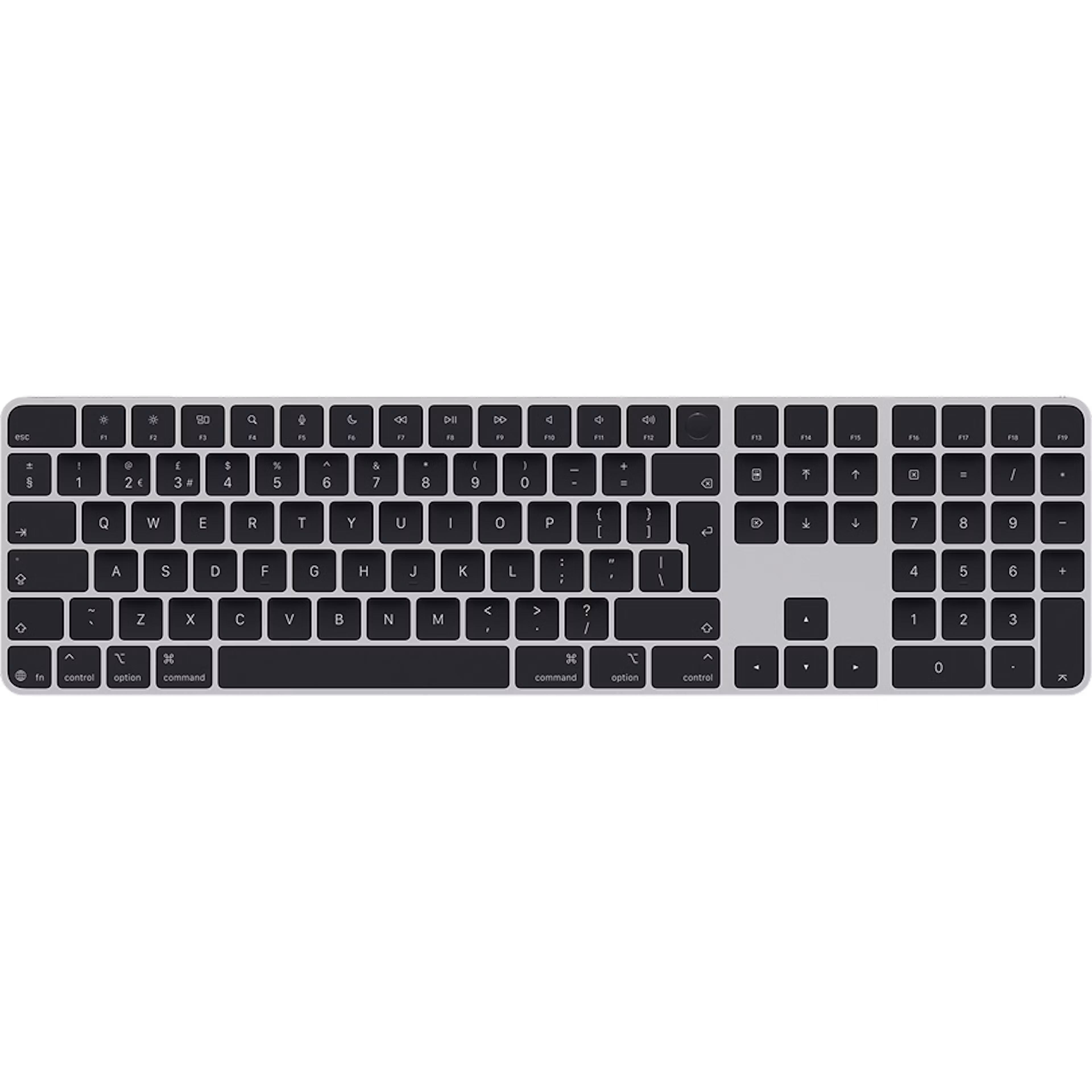 Apple Magic Keyboard (2024) with Touch ID and Numeric Keypad - British English - Black