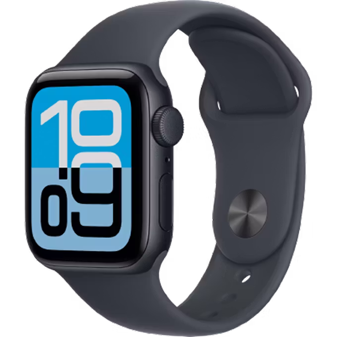 Apple Watch SE 3 GPS 40mm Midnight Aluminium Case with Midnight Sport Band S/M