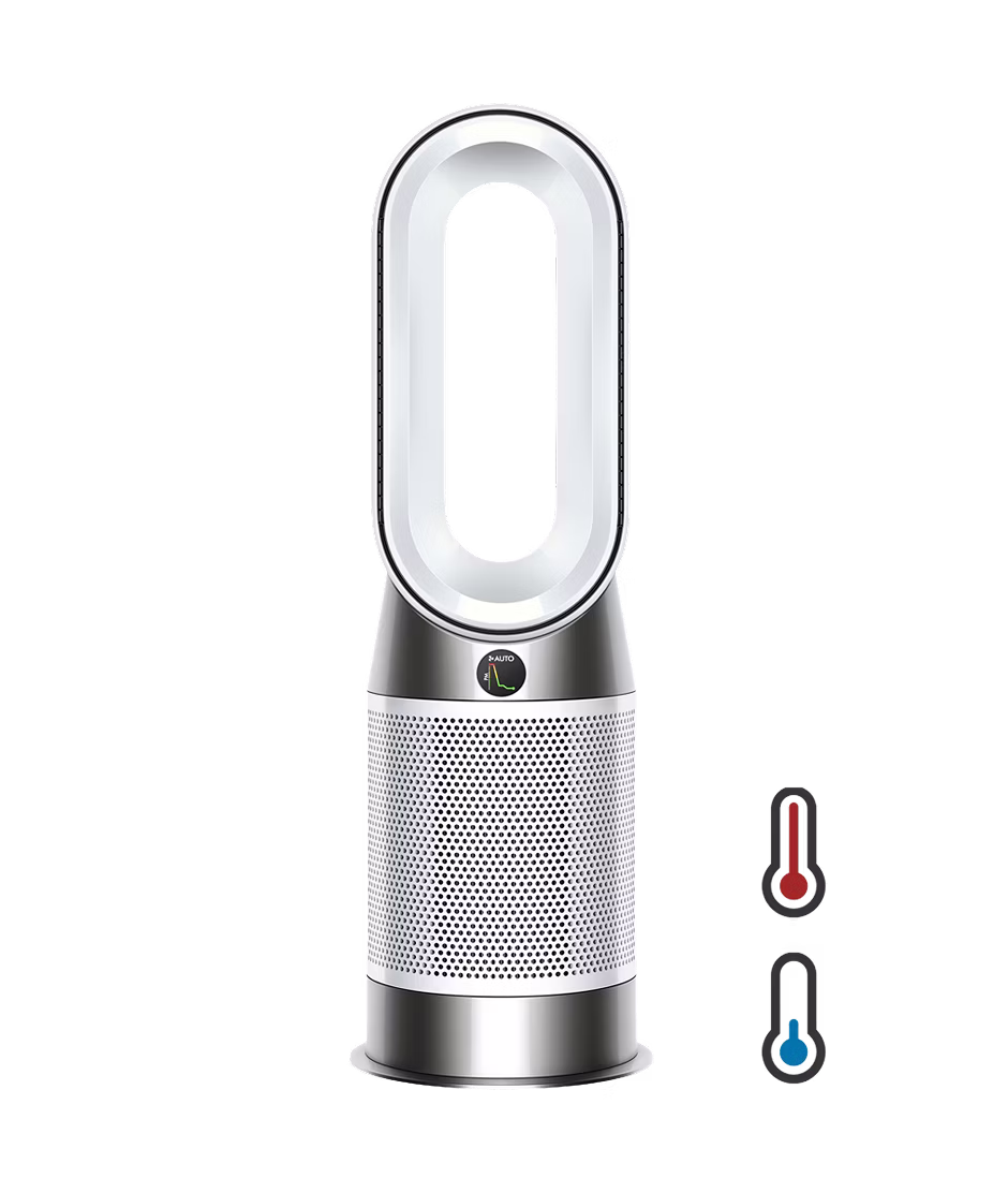 Dyson Purifier Hot+Cool™ Gen1 HP10 Purifying fan heater White/Nickel