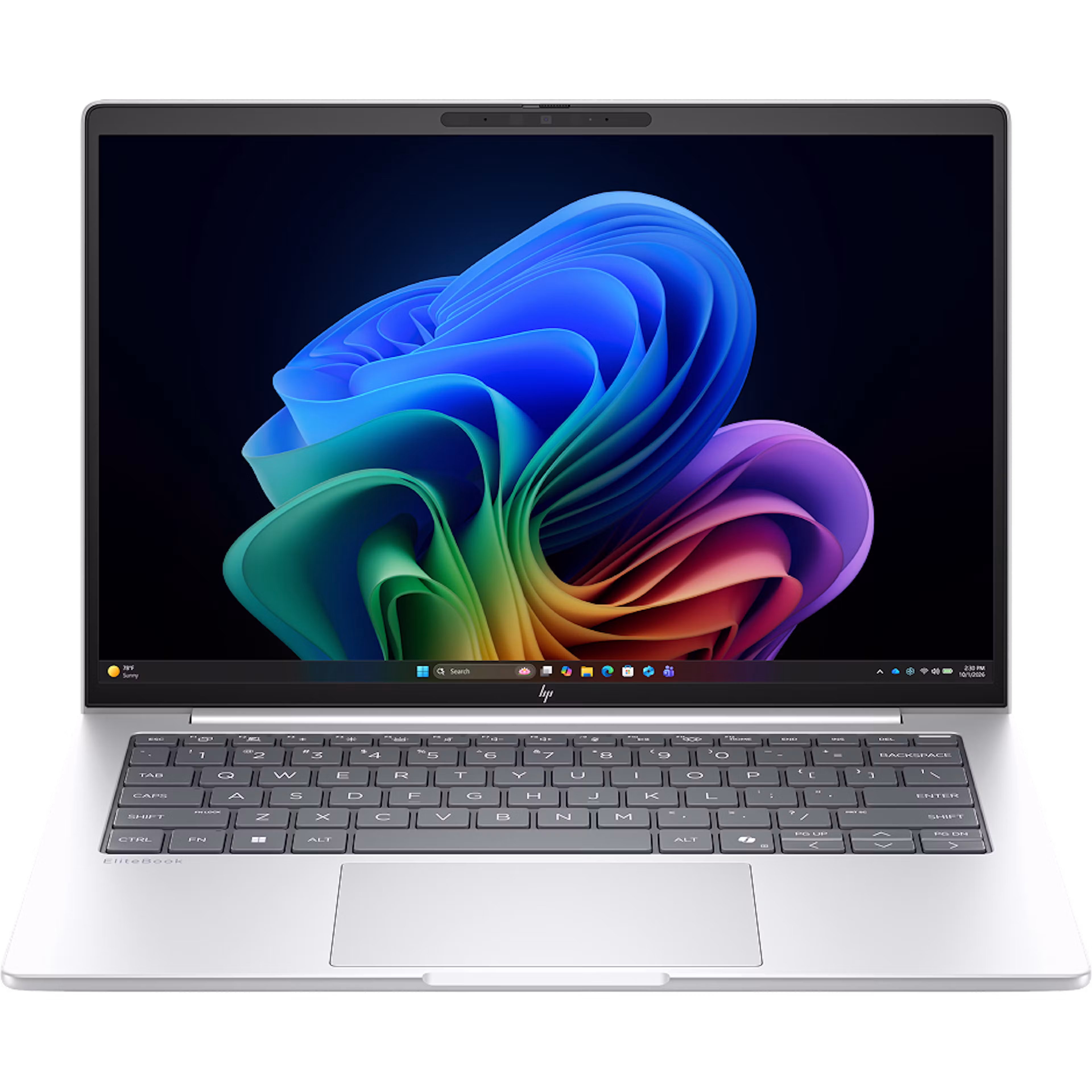 HP EliteBook 8 G2i AI PC 14" Windows 11 Pro Intel Core Ultra 5 335 Integrated Intel Graphics 16GB memory 512GB storage Glacier Silver