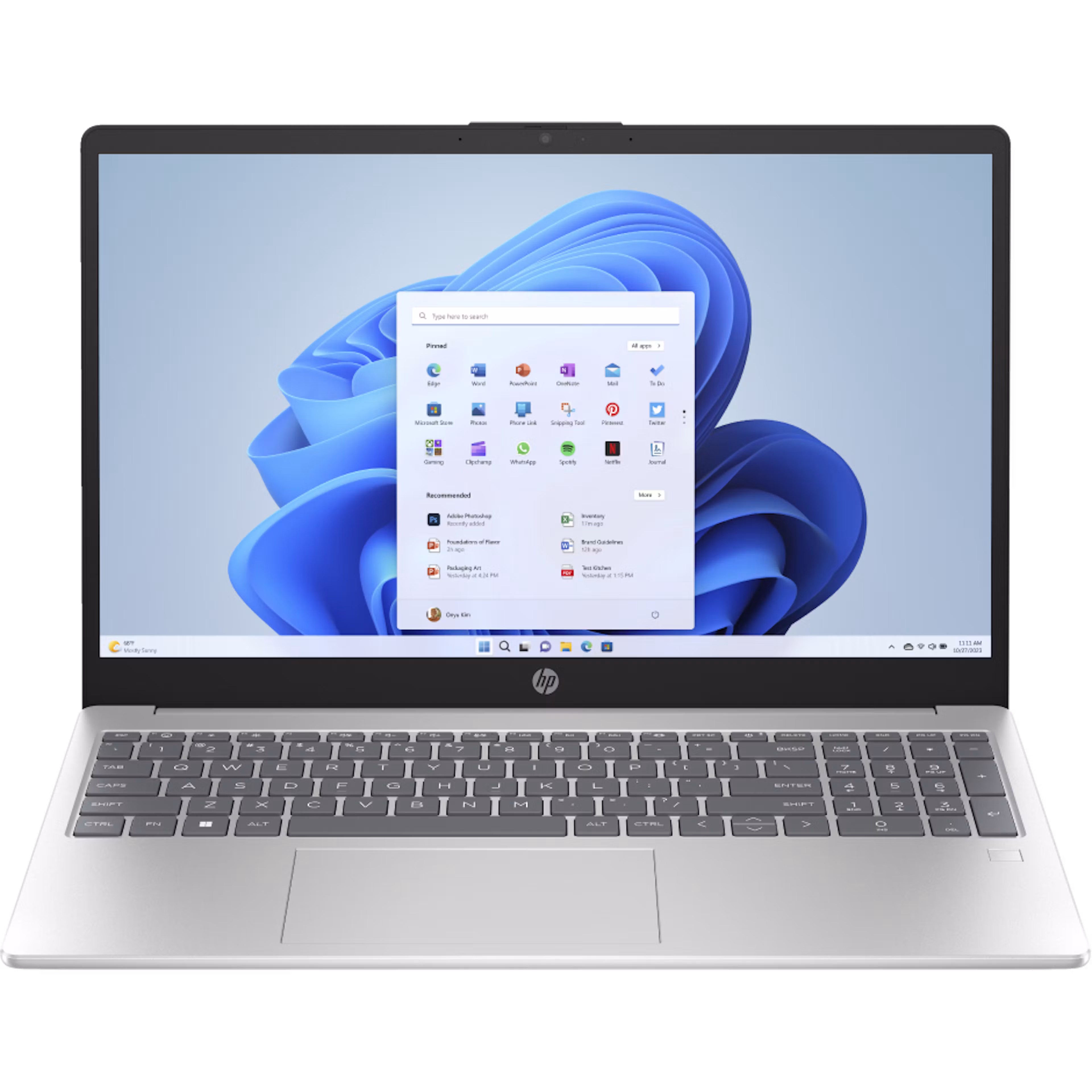 HP Pavilion SE 15.6-inch (2024) Intel i3 256GB Storage 8GB Memory Natural Silver