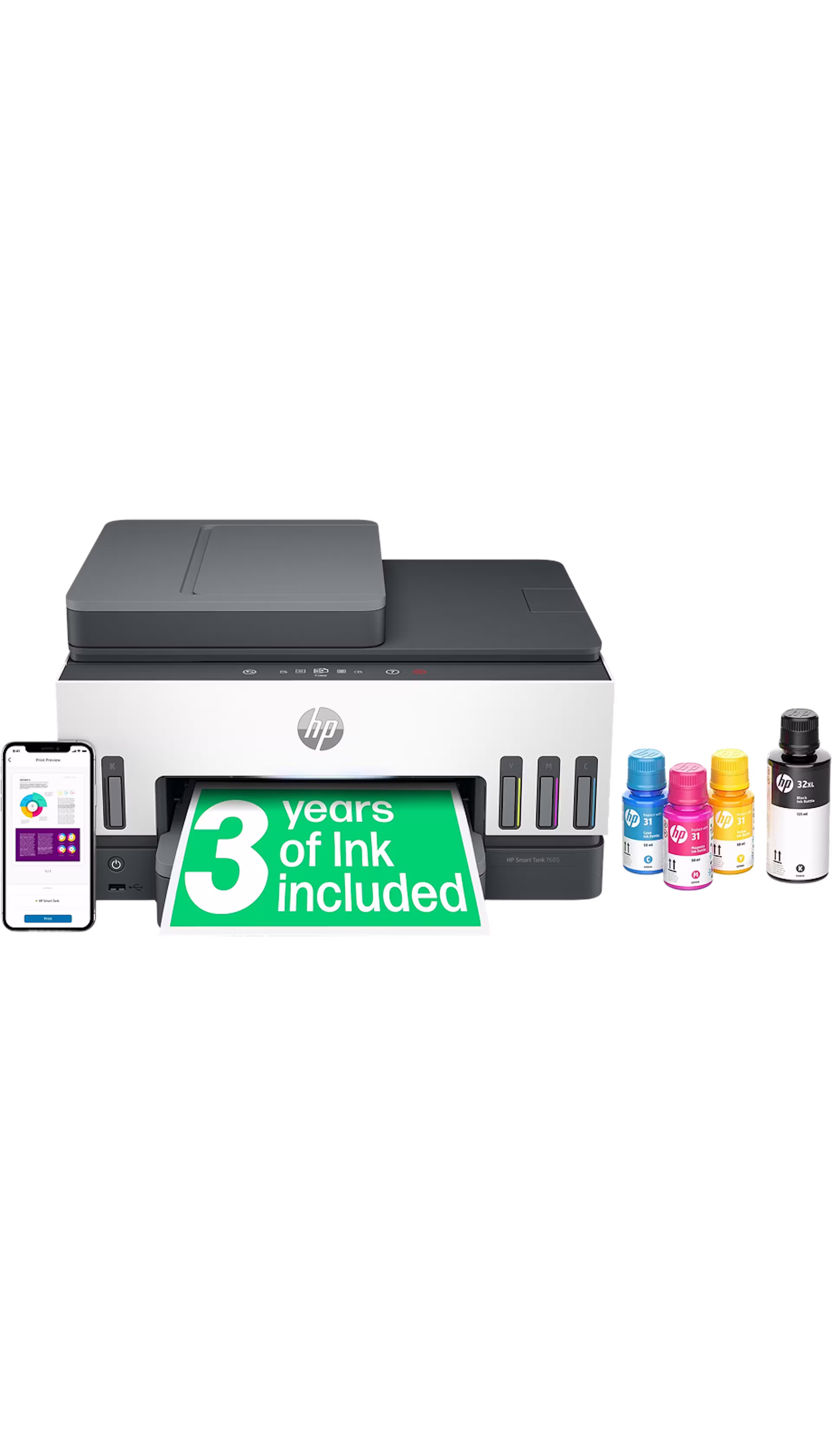 Smart Tank 7605 Wireless All-in-One Printer