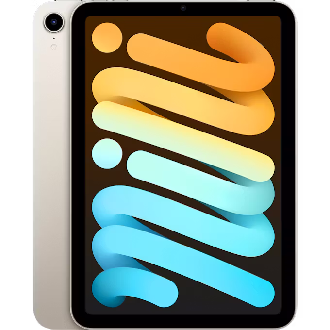 Apple iPad mini 8.3-inch (2021) Wi-Fi + Cellular 256GB Starlight