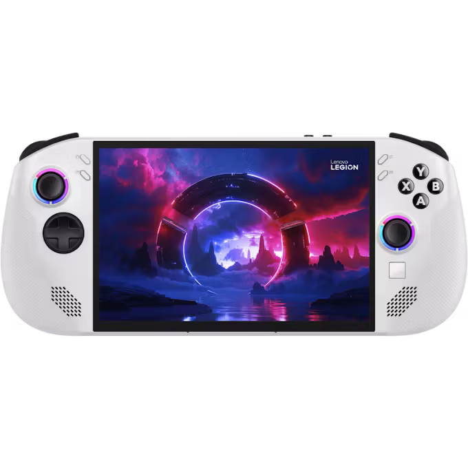 Lenovo Legion Go S Console 512GB SSD Storage 16GB Memory AMD Ryzen Z2 GO Processor AMD Radeon Graphics Glacier White