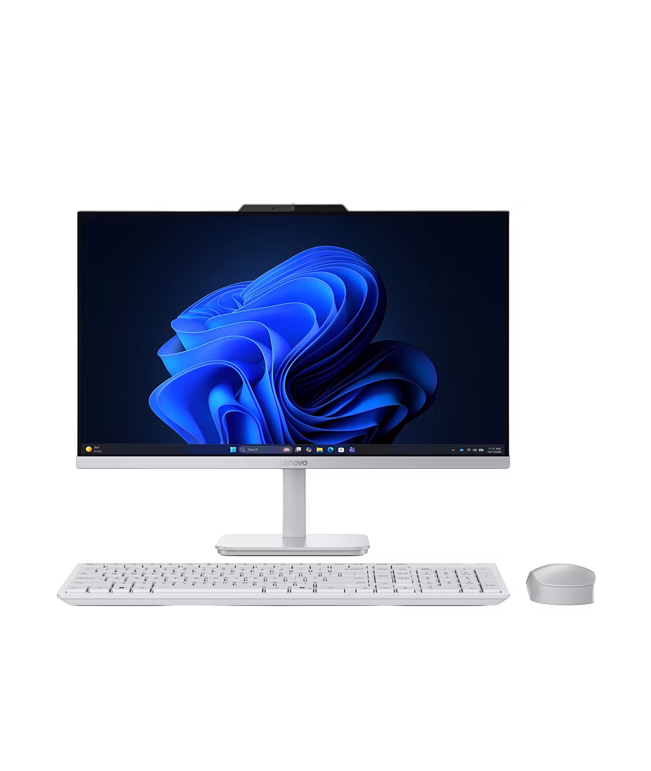 Lenovo A105 AIO (2026) 23.8" FHD AMD Ryzen 5 40 Integrated AMD Radeon 610M 8GB memory 512GB SSD Cloud Grey
