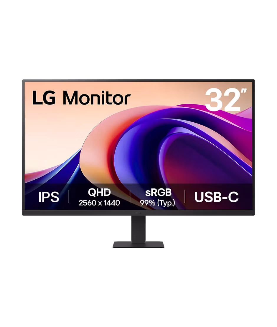 LG QHD IPS Monitor USB-C 32-inch Black