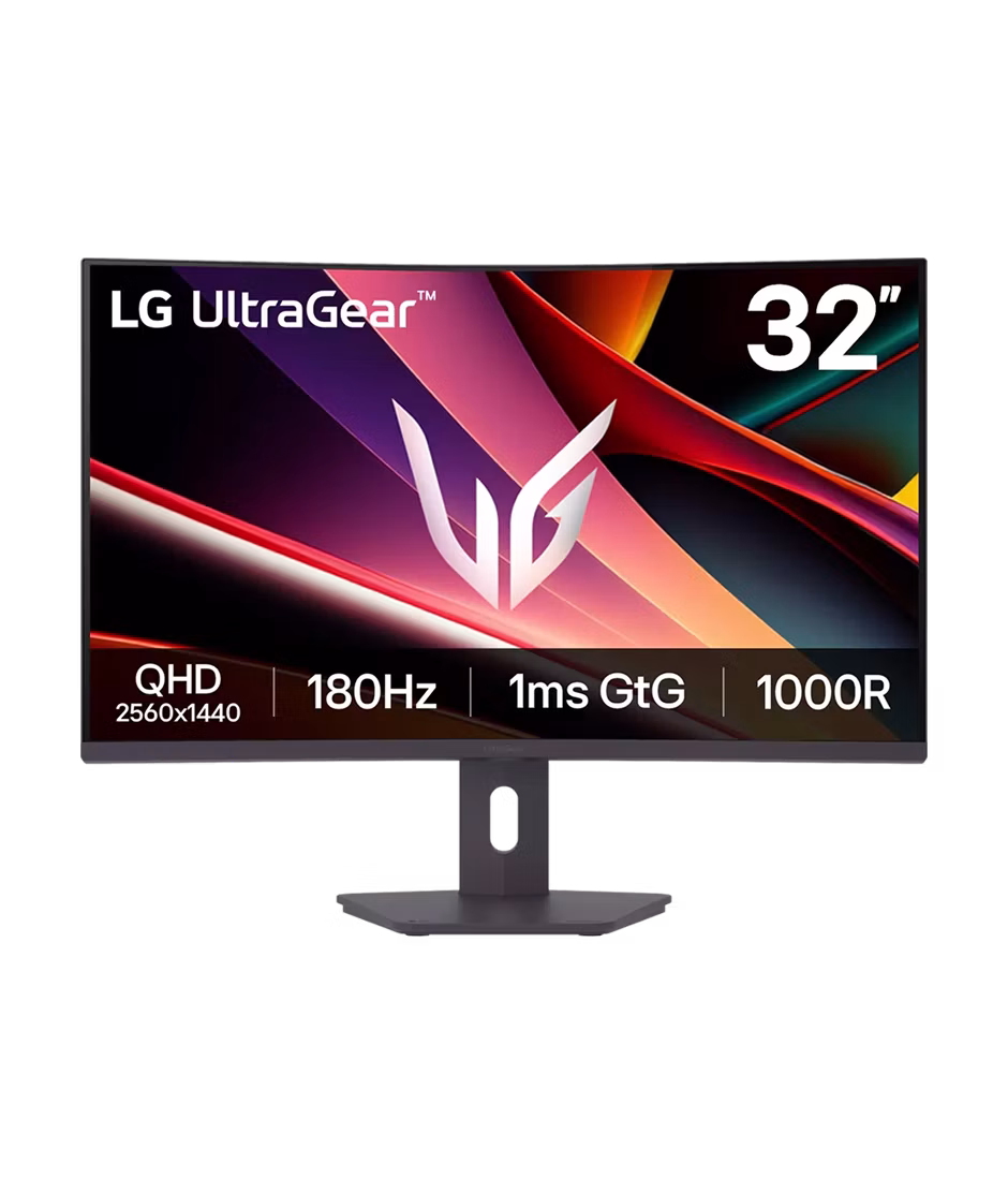 LG UltraGear™ G6 Curved Gaming Monitor QHD 180Hz 32-inch Black
