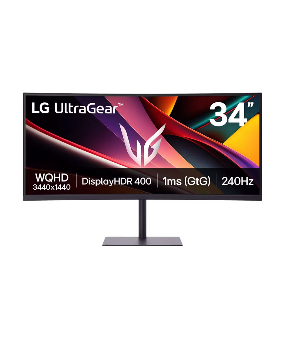 LG UltraGear™ G6 Gaming Monitor DisplayHDR™ 400 34-inch Black