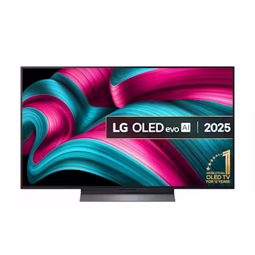 48 Inch LG OLED evo AI C5 4K Smart TV 2025, Dark Titan Silver
