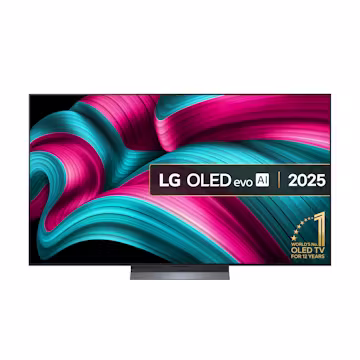 65 inch LG OLED evo AI C5 4K Smart TV 2025, Dark Titan Silver