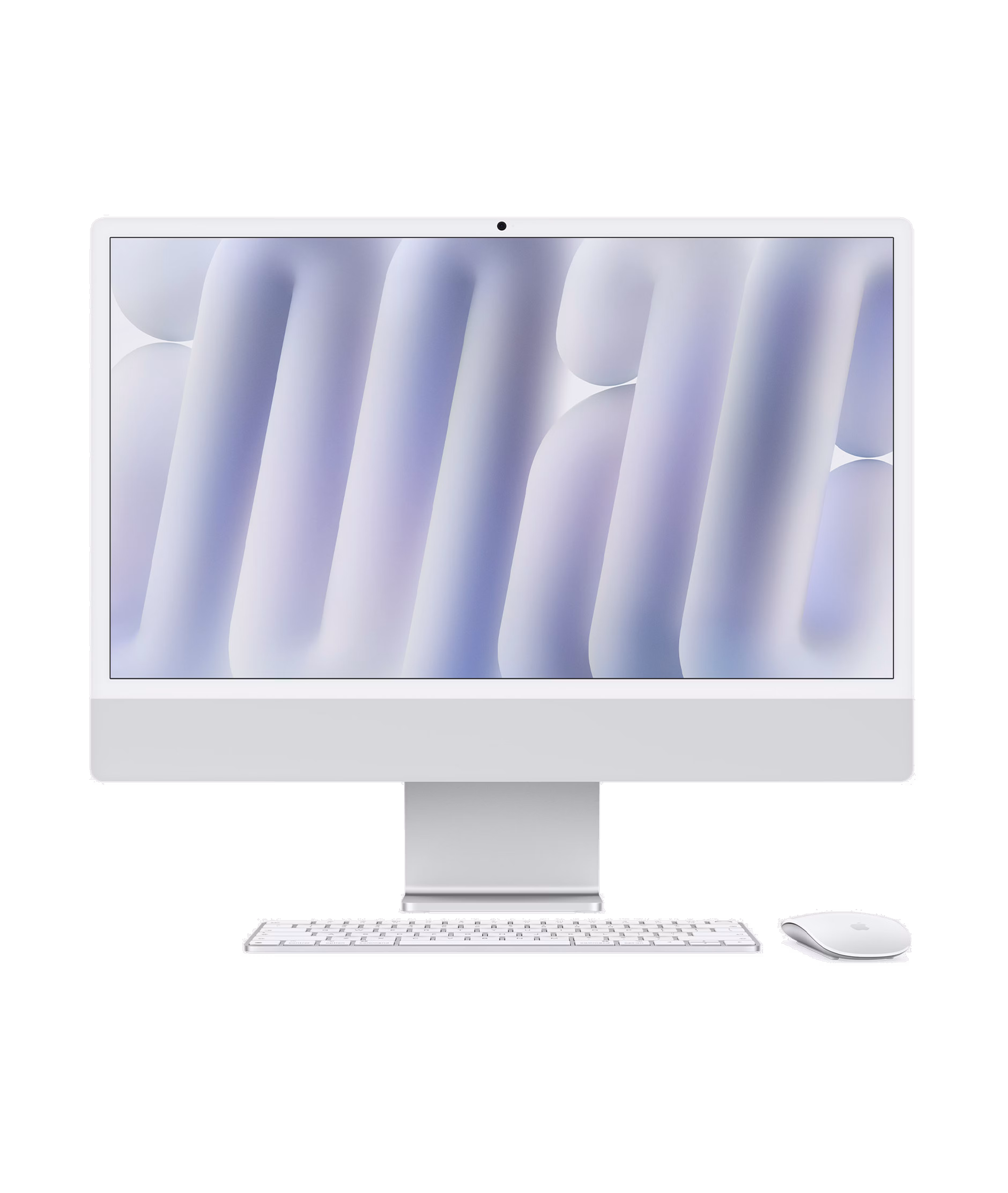 Apple iMac (2026) M6 chip with 2 Thunderbolt ports 10-core CPU 10-core GPU Dual 16-core Neural Engine 16GB unified memory 256GB SSD Silver