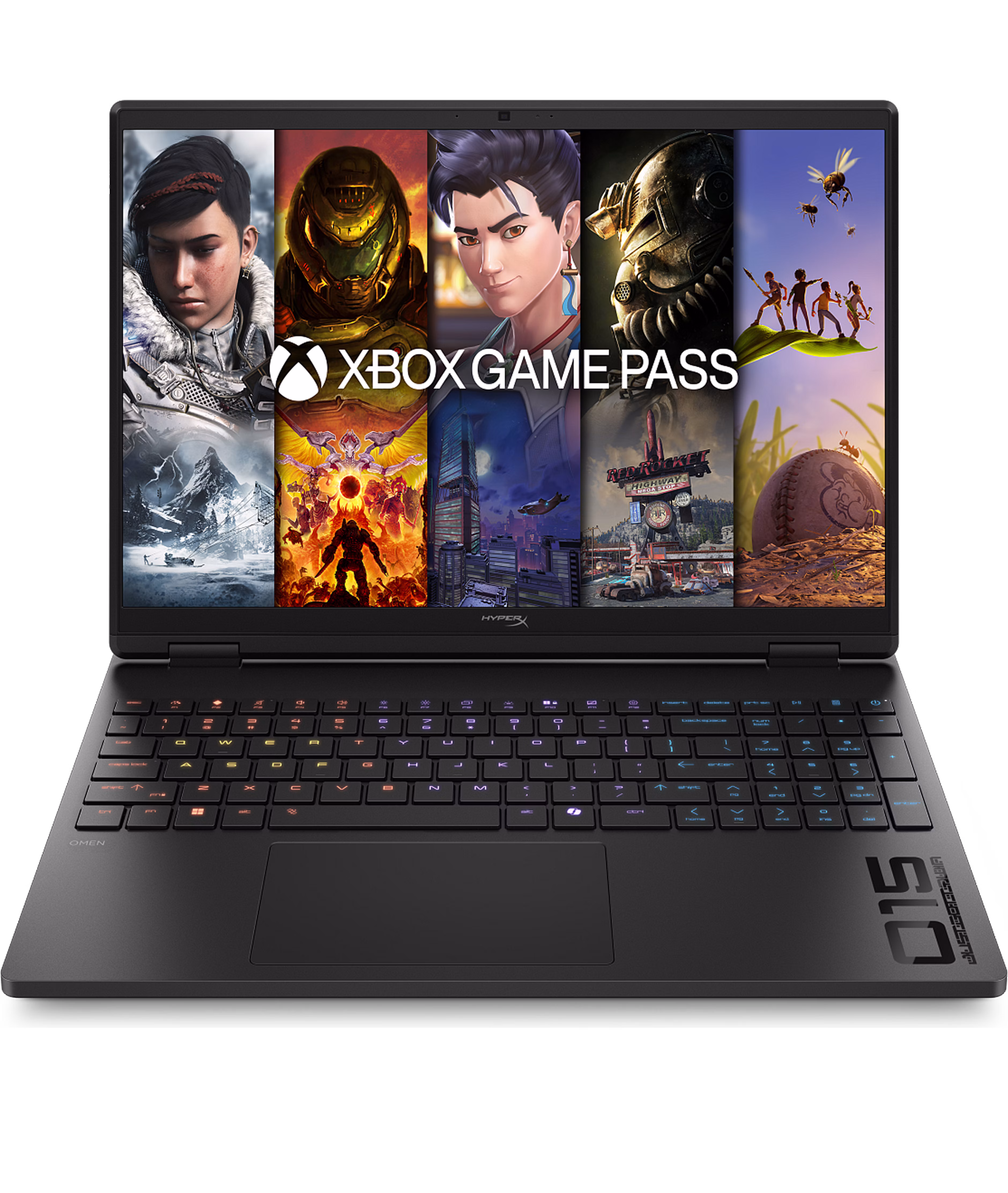HP HyperX OMEN (2026) 15.3" Windows 11 Home AMD Ryzen 5 240 NVIDIA GeForce RTX 5060 16GB memory 512GB storage Iridescent Black