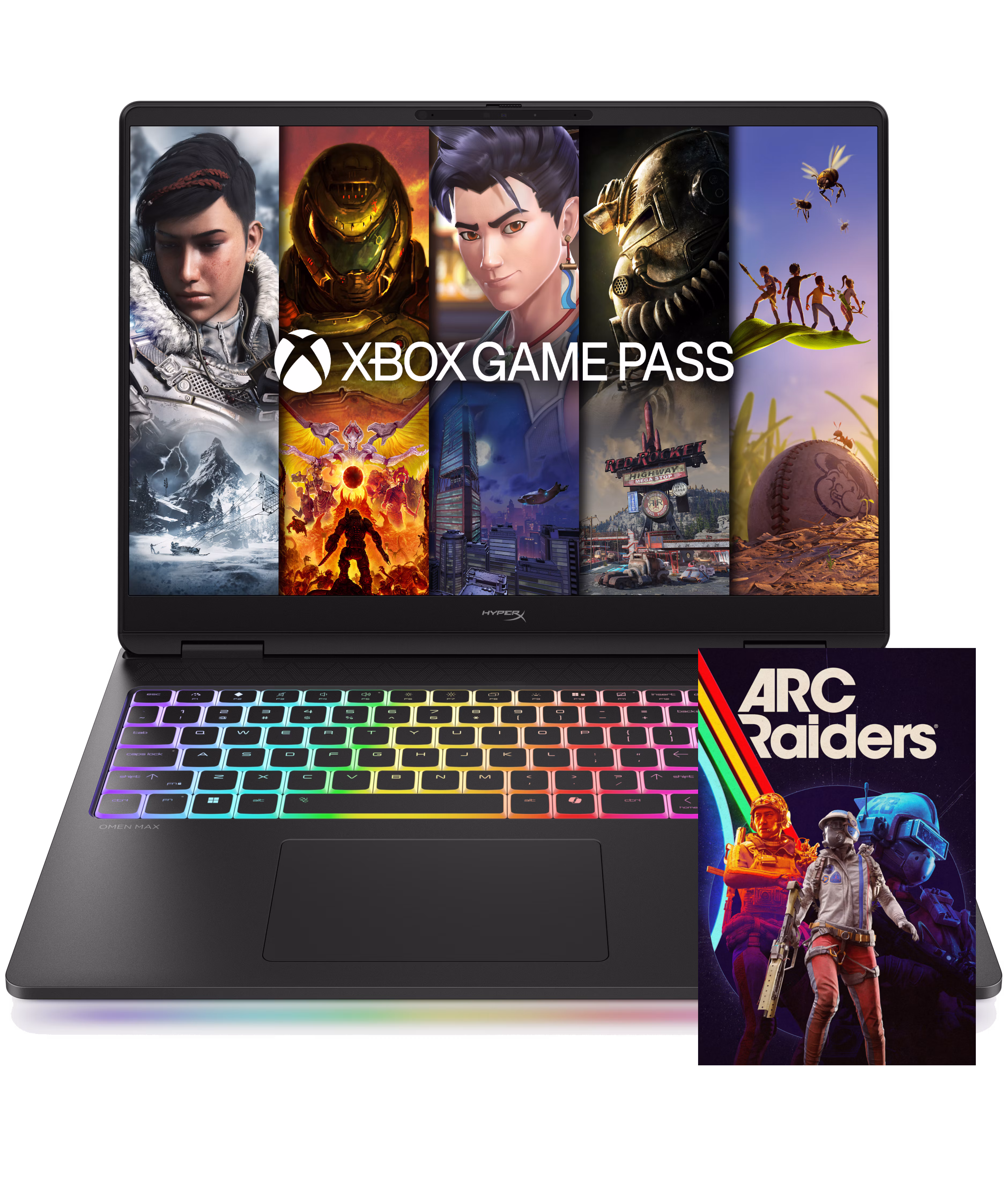 HyperX OMEN MAX (2026) with ARC Raiders