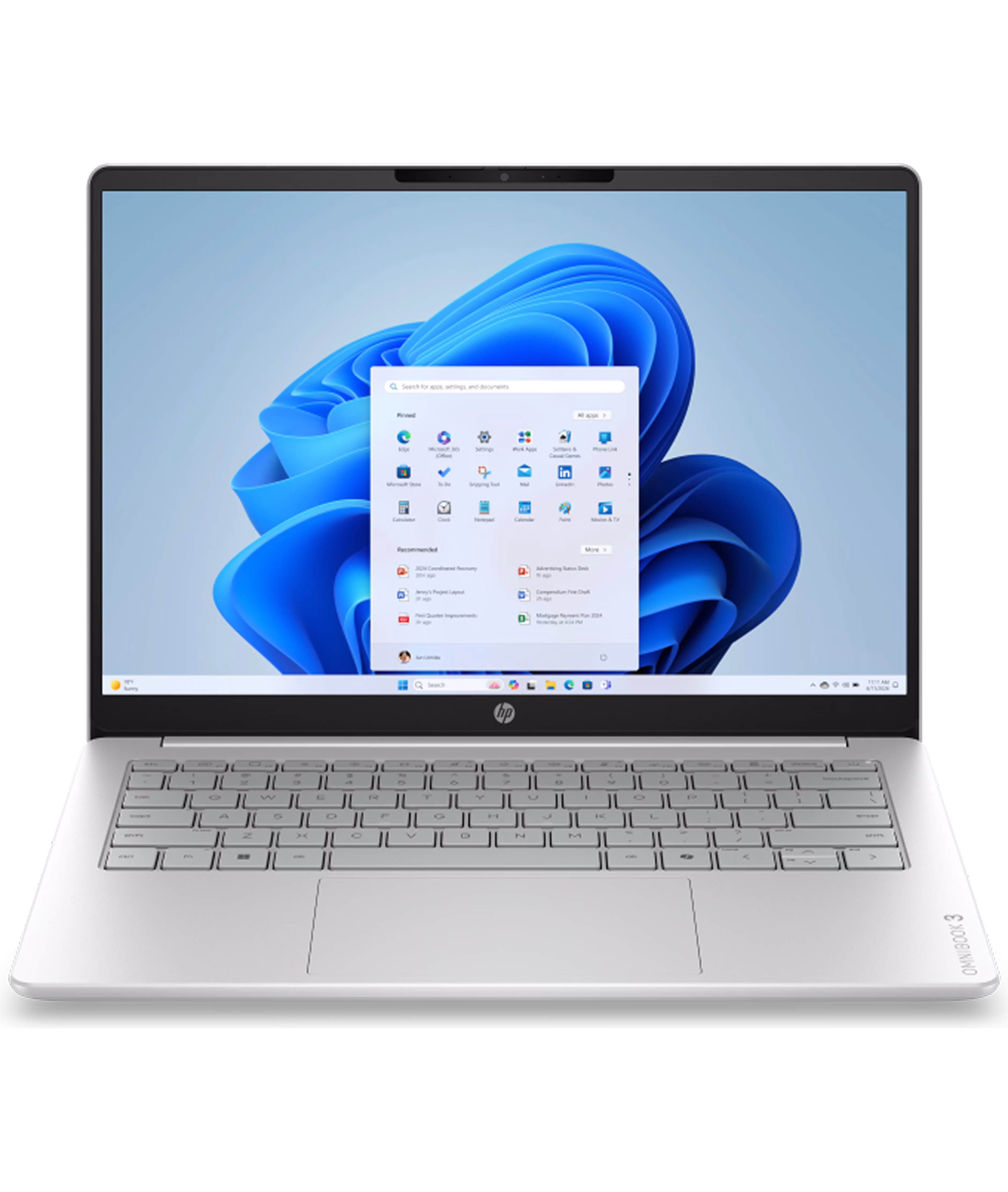 HP OmniBook 3 (2026) 14" Windows 11 Home Intel Core 7 350 Intel Graphics 8GB memory 512GB storage Glacier Silver