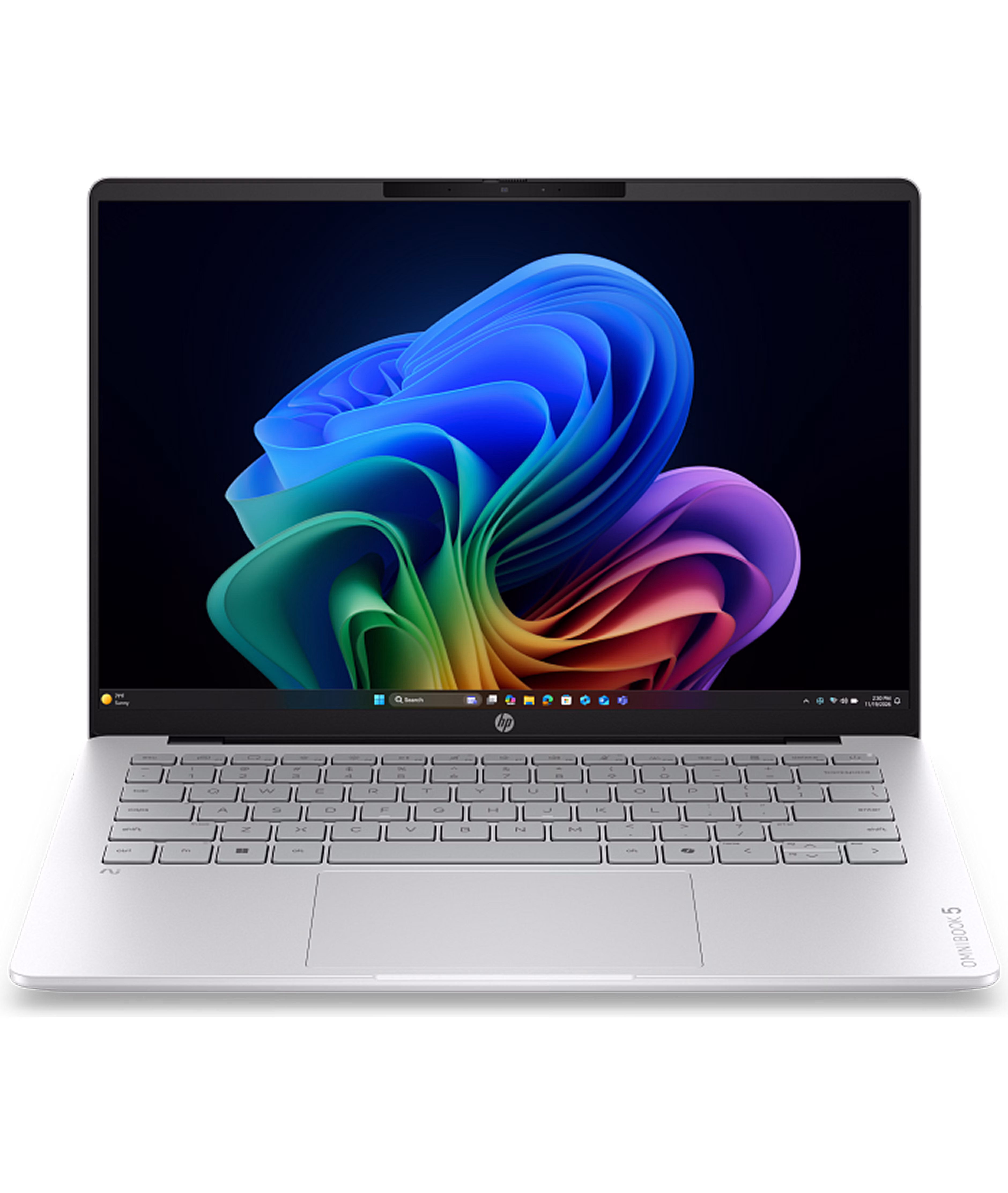 HP OmniBook 5 Next Gen AI (2026) 14" Windows 11 Home AMD Ryzen AI 7 445 AMD Radeon 840M Graphics 16GB memory 512GB storage Glacier Silver