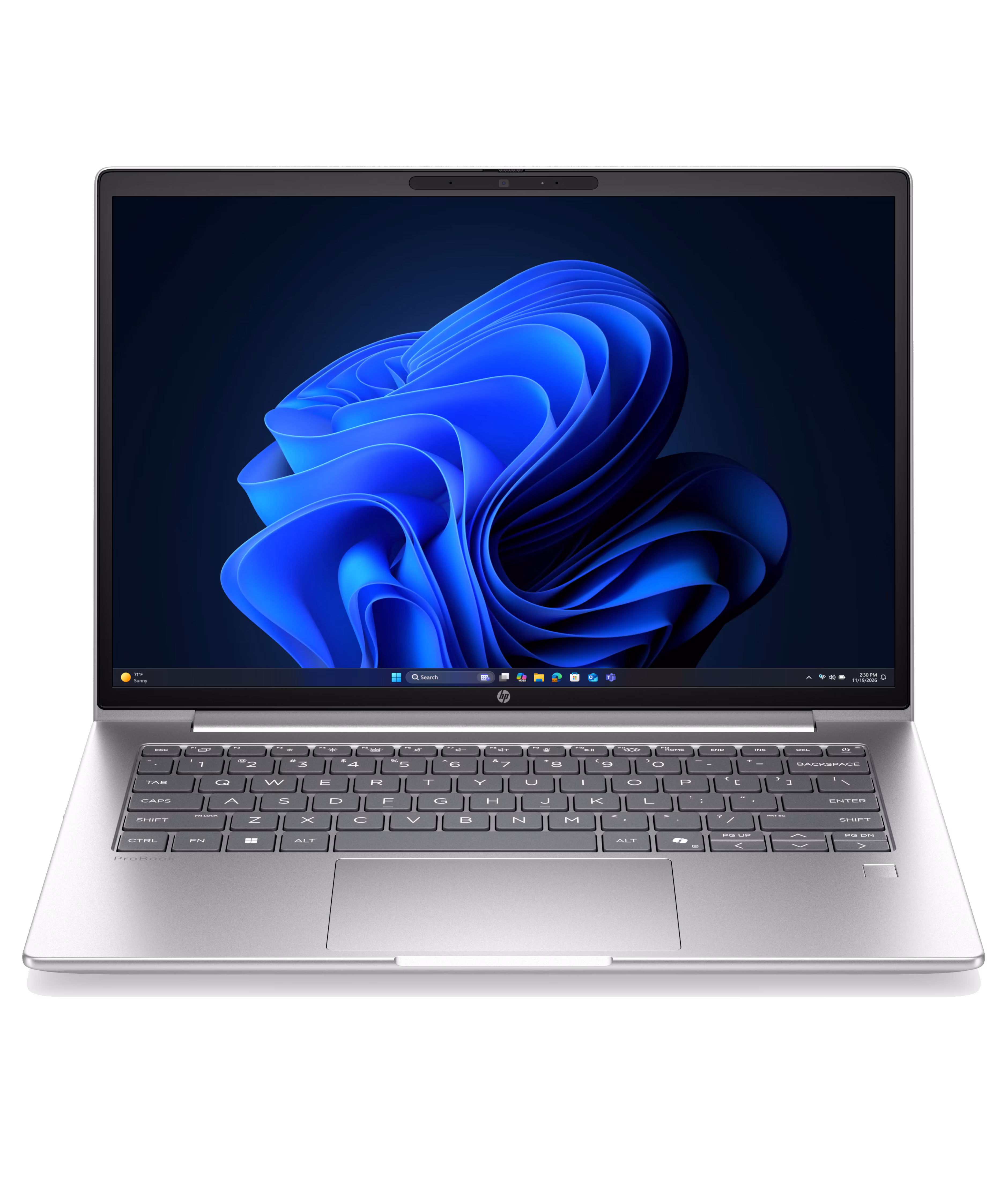 HP ProBook 4 G2a 14" Windows 11 Pro AMD Ryzen 5 230 Integrated AMD Radeon 760M Graphics 16GB memory 512GB storage Pike Silver