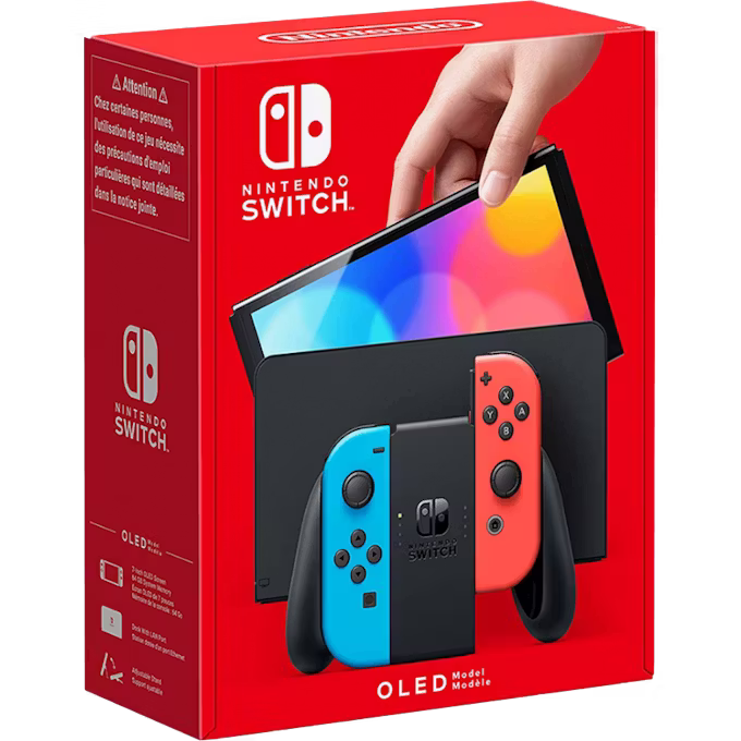 Nintendo Switch OLED Model - Neon Blue/Neon Red