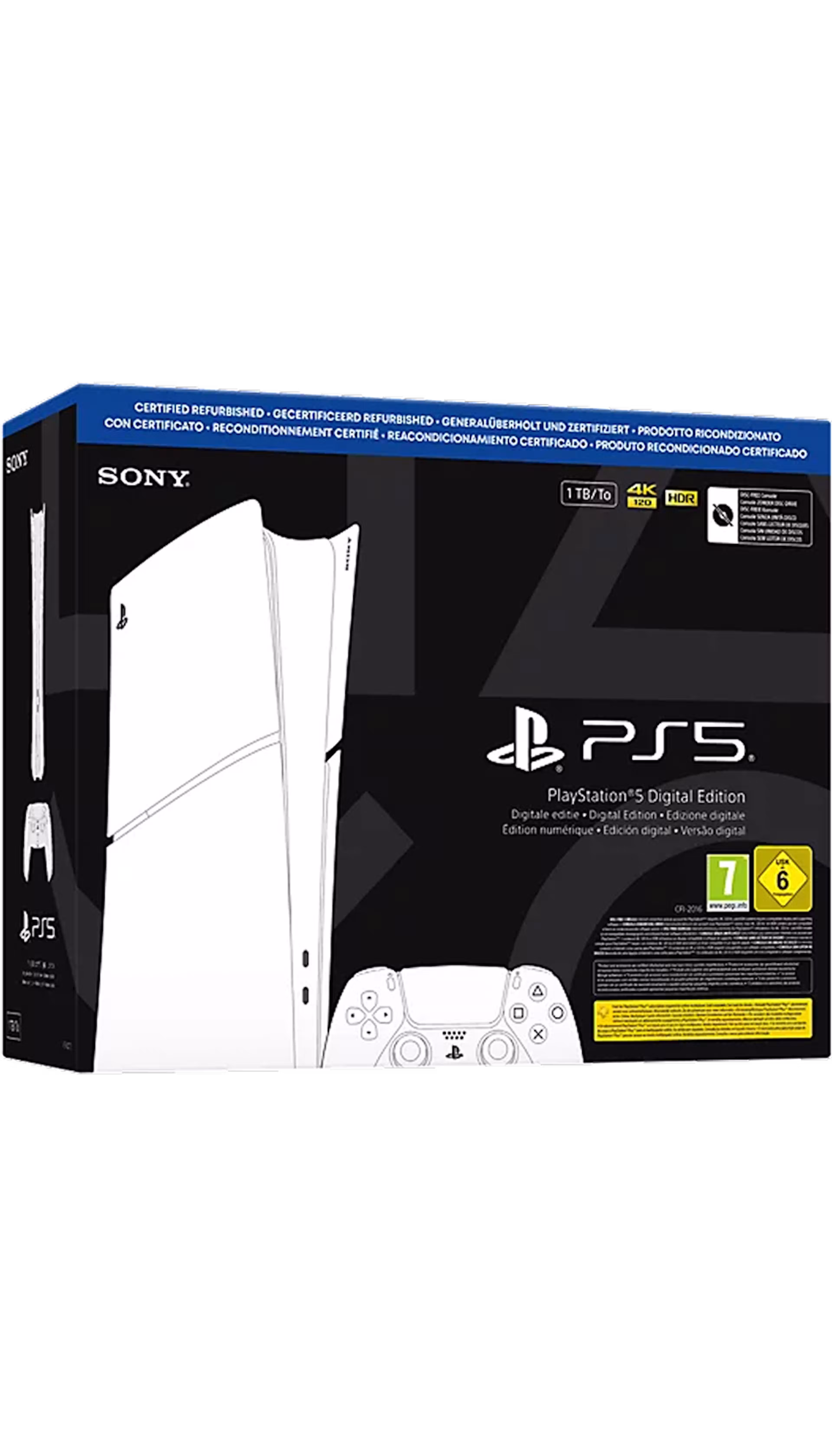 Certified Refurbished PlayStation®5 Digital Edition Console (model group - slim)