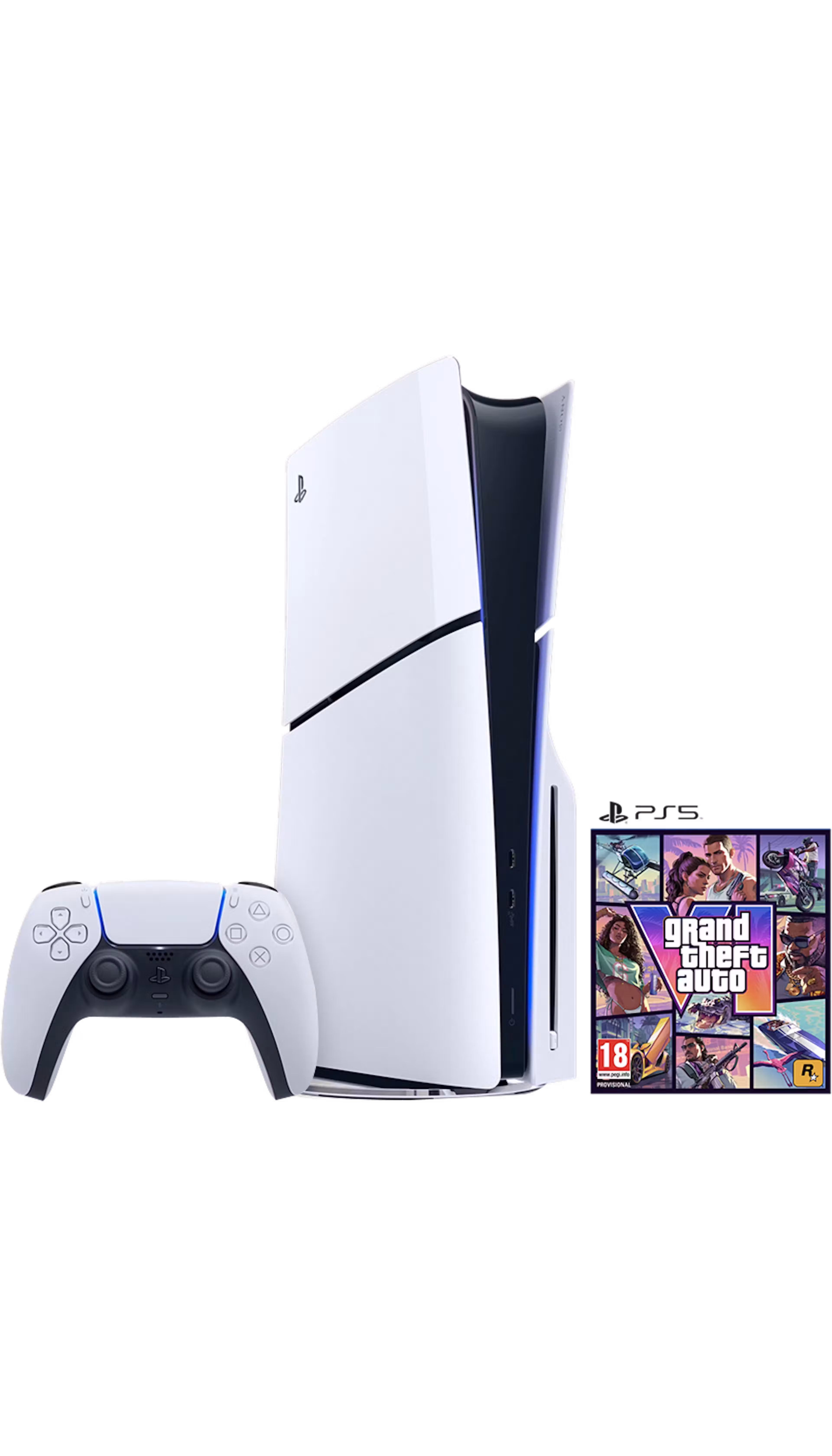 PlayStation®5 Digital Edition Console - 825GB with Grand Theft Auto VI