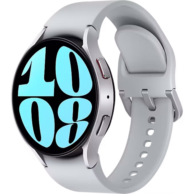 Samsung Galaxy Watch 6 Bluetooth 44mm Silver Case with Silver M/L Sport Band