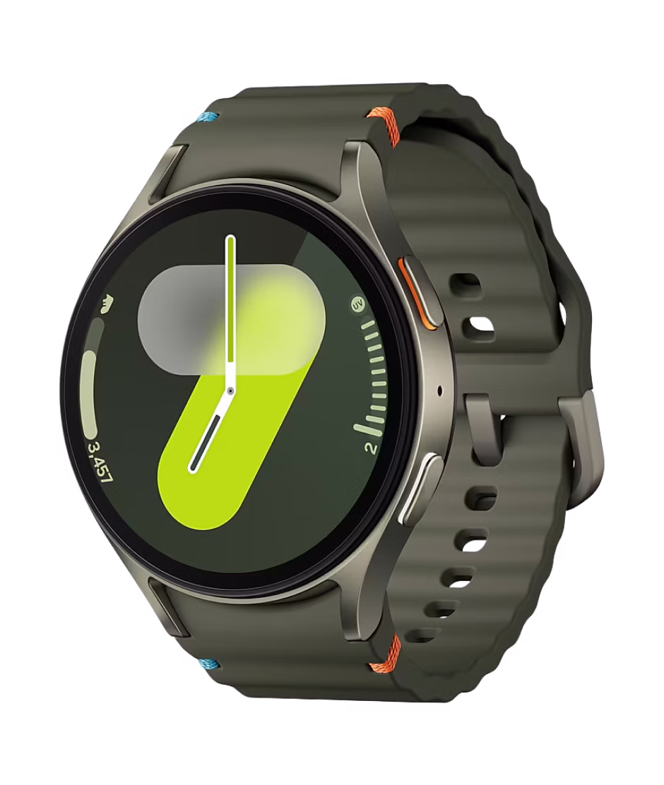 Samsung Galaxy Watch 7 Bluetooth 44mm Green Case with Green Sport Band S/M