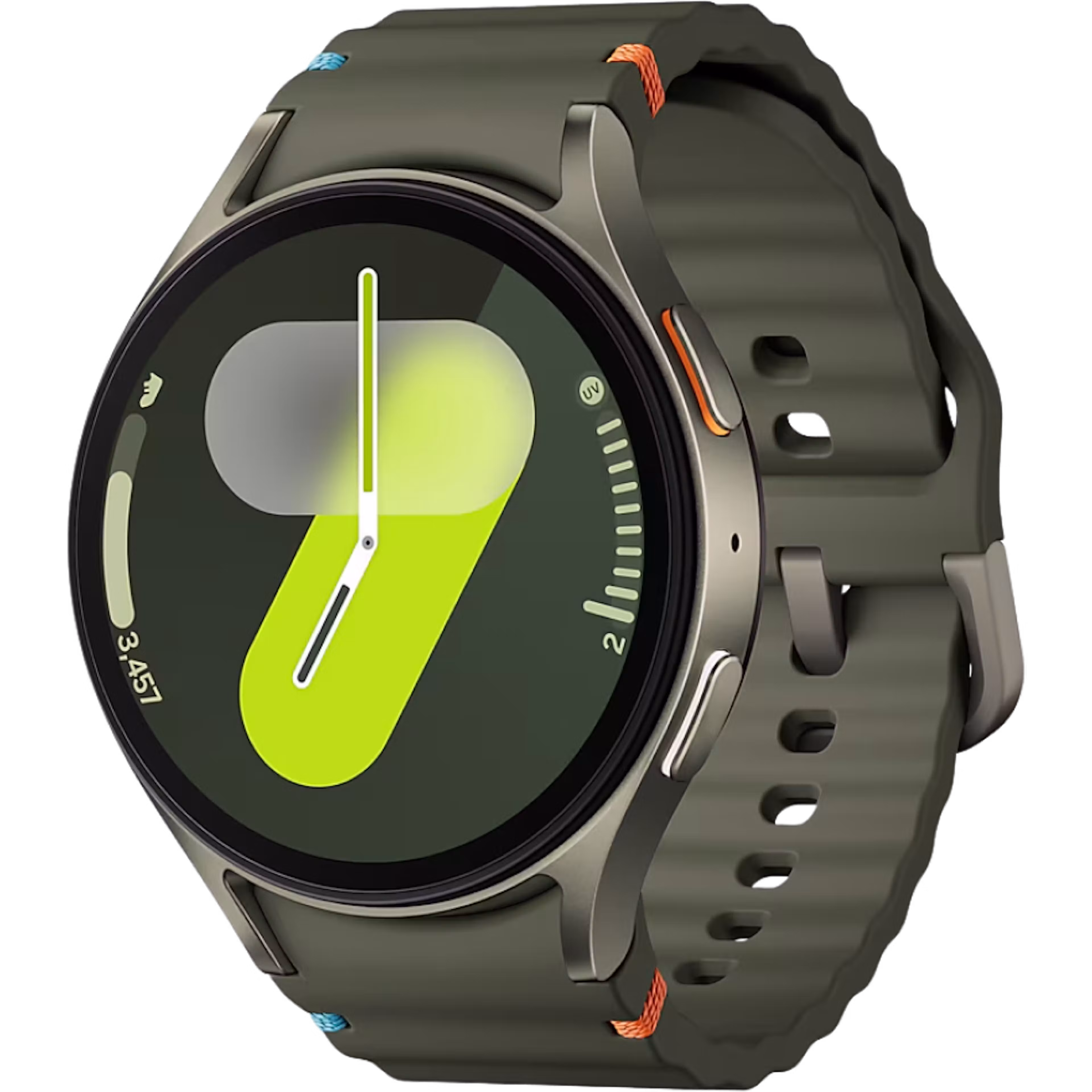 Samsung Galaxy Watch 7 Bluetooth 44mm Green Case with Green Sport Band S/M