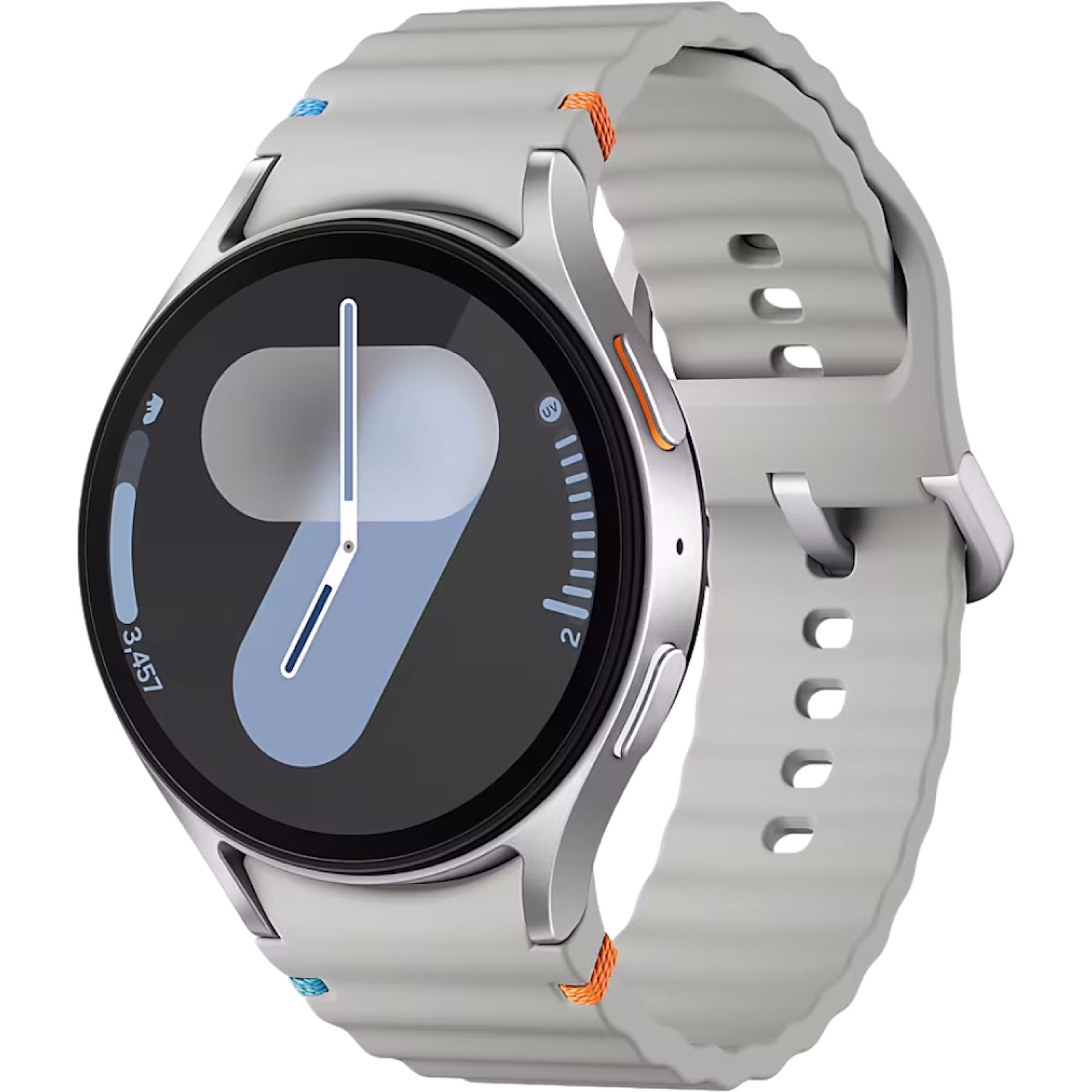 Samsung Galaxy Watch 7 Bluetooth 44mm Silver Case with Silver Sport Band M/L