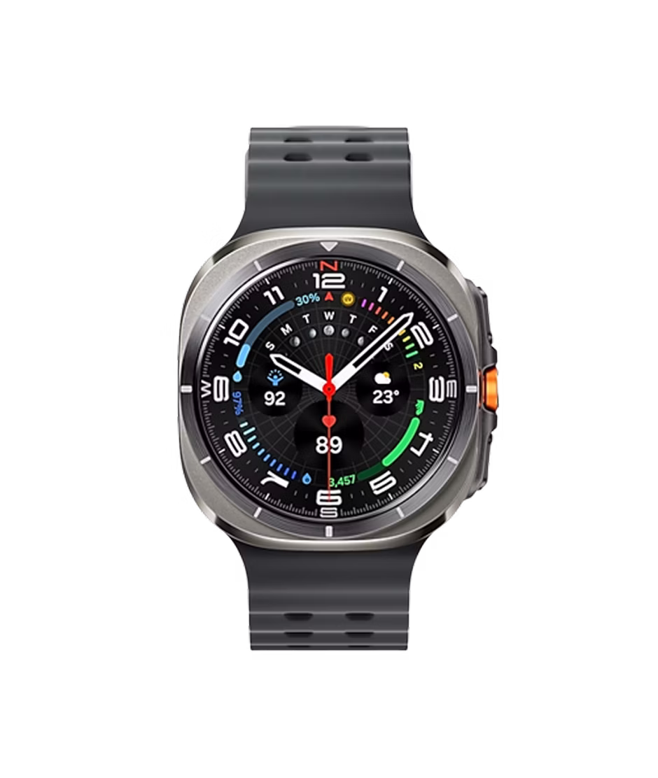 Samsung Galaxy Watch Ultra (2025) 4G LTE 47mm Titanium Blue Case with Blue Marine Band S/M/L