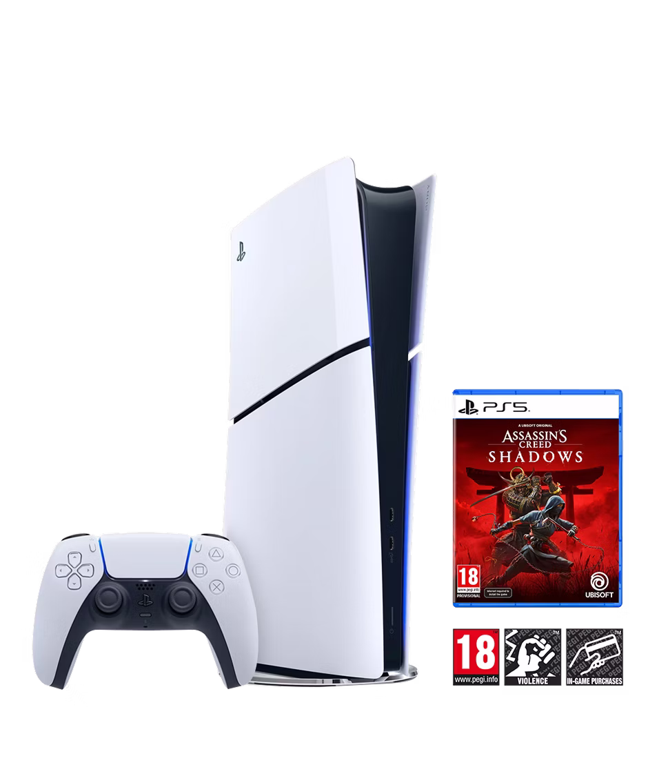 Sony PlayStation®5 Digital Edition Console - 825GB with Assassin's Creed Shadows Bundle