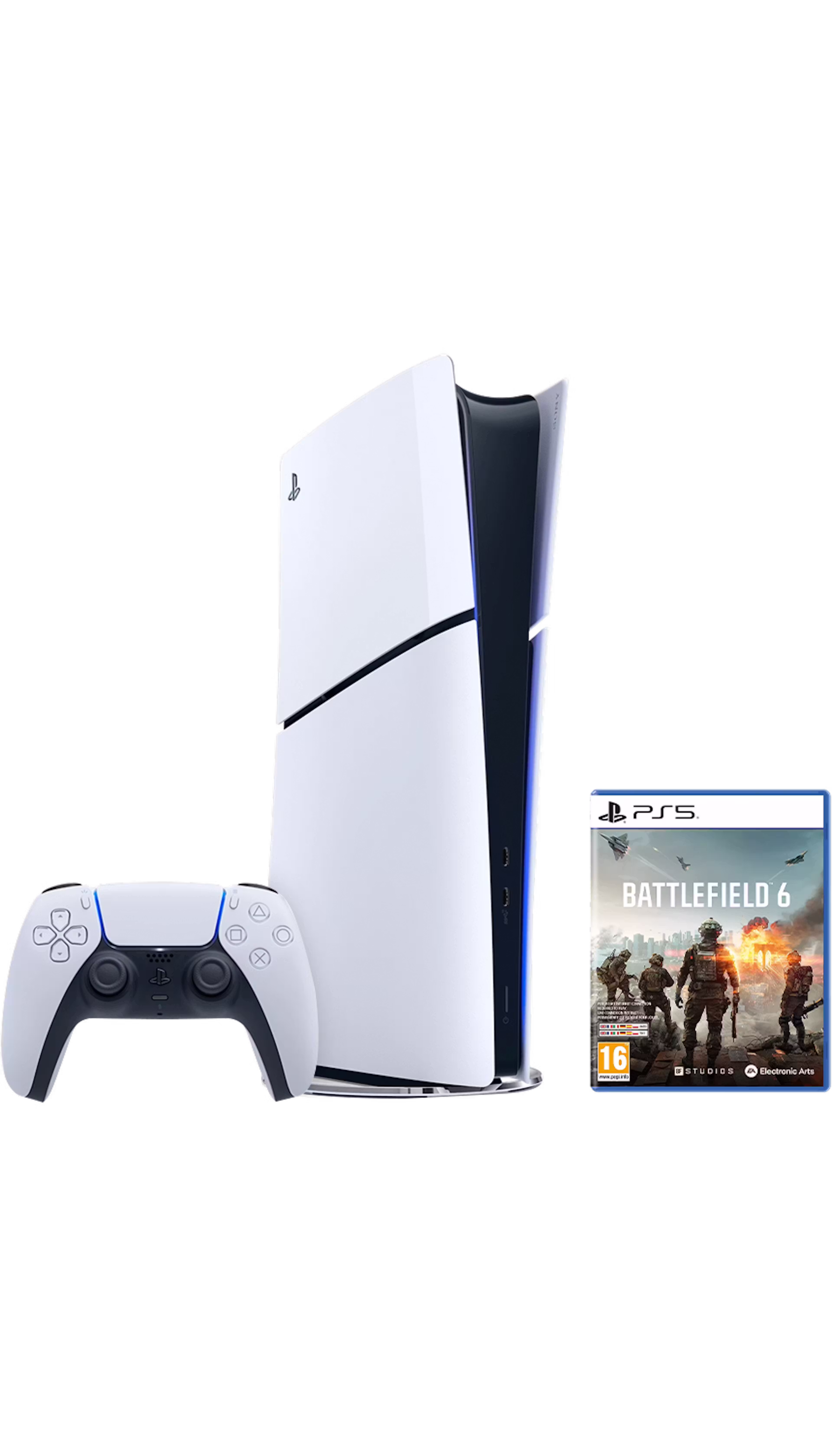 PlayStation®5 Digital Edition Console - 825GB with Battlefield 6