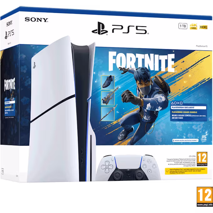 Sony PlayStation®5 Console - 1TB - Fortnite Flowering Chaos Bundle