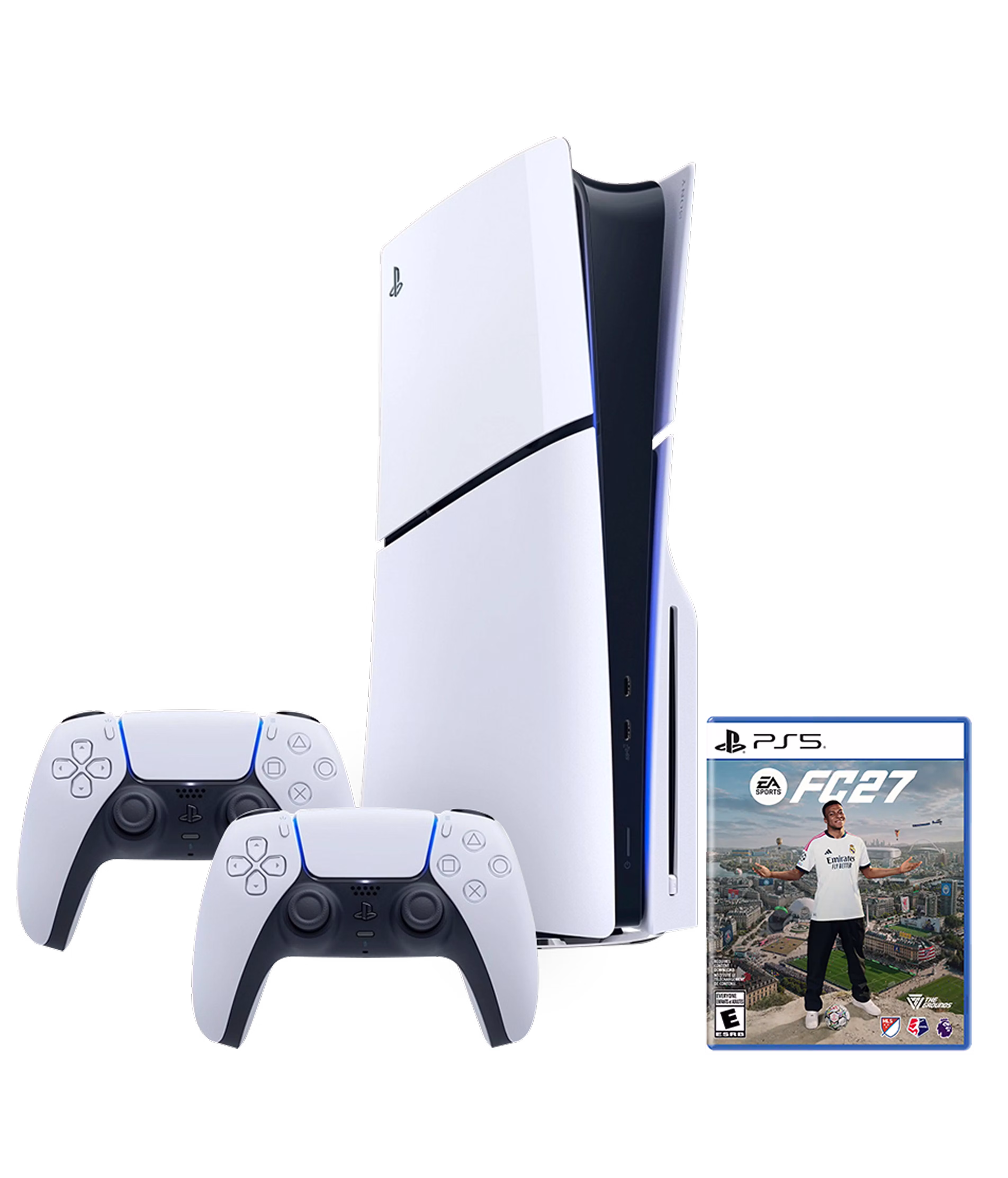 Sony PlayStation®5 Console 1TB - Two DualSense® Wireless Controllers Bundle with EA Sports FC 27