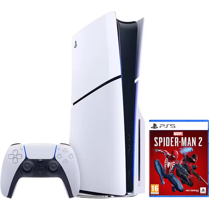 Sony PlayStation®5 Console - 1TB with Spiderman 2 Bundle