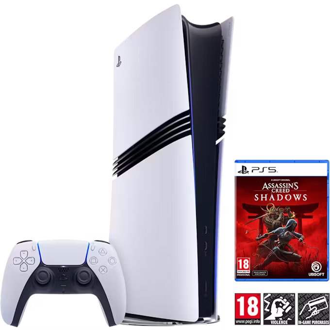 Sony PlayStation®5 Pro Console - 2 TB with Assassin's Creed Shadows Bundle