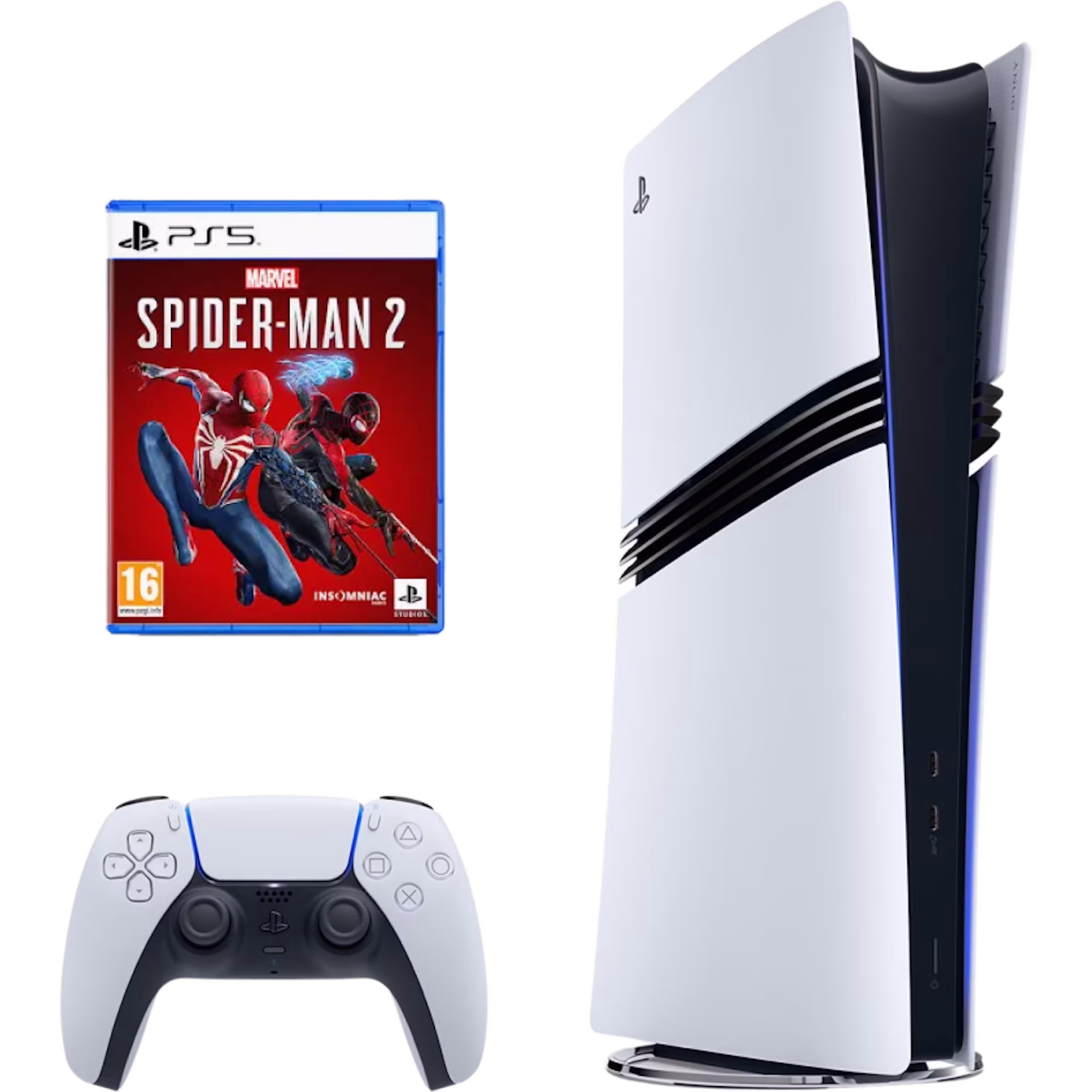 Sony PlayStation®5 Pro Console - 2 TB with Spiderman 2 Bundle