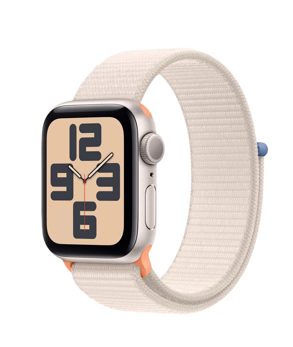 Apple Watch SE (2023) GPS 40mm Starlight Aluminium Case with Starlight Sport Loop