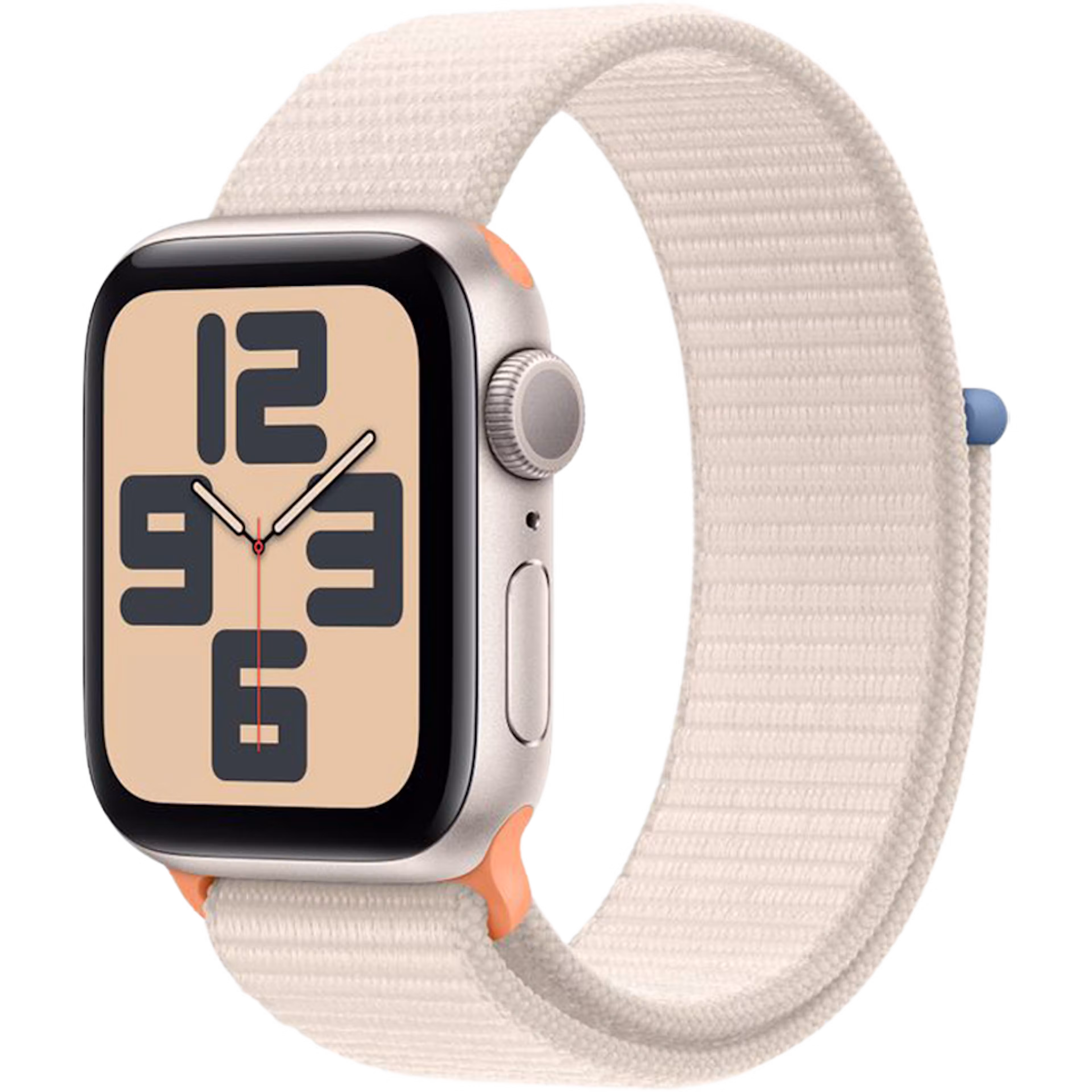 Apple Watch SE (2023) GPS 40mm Starlight Aluminium Case with Starlight Sport Loop