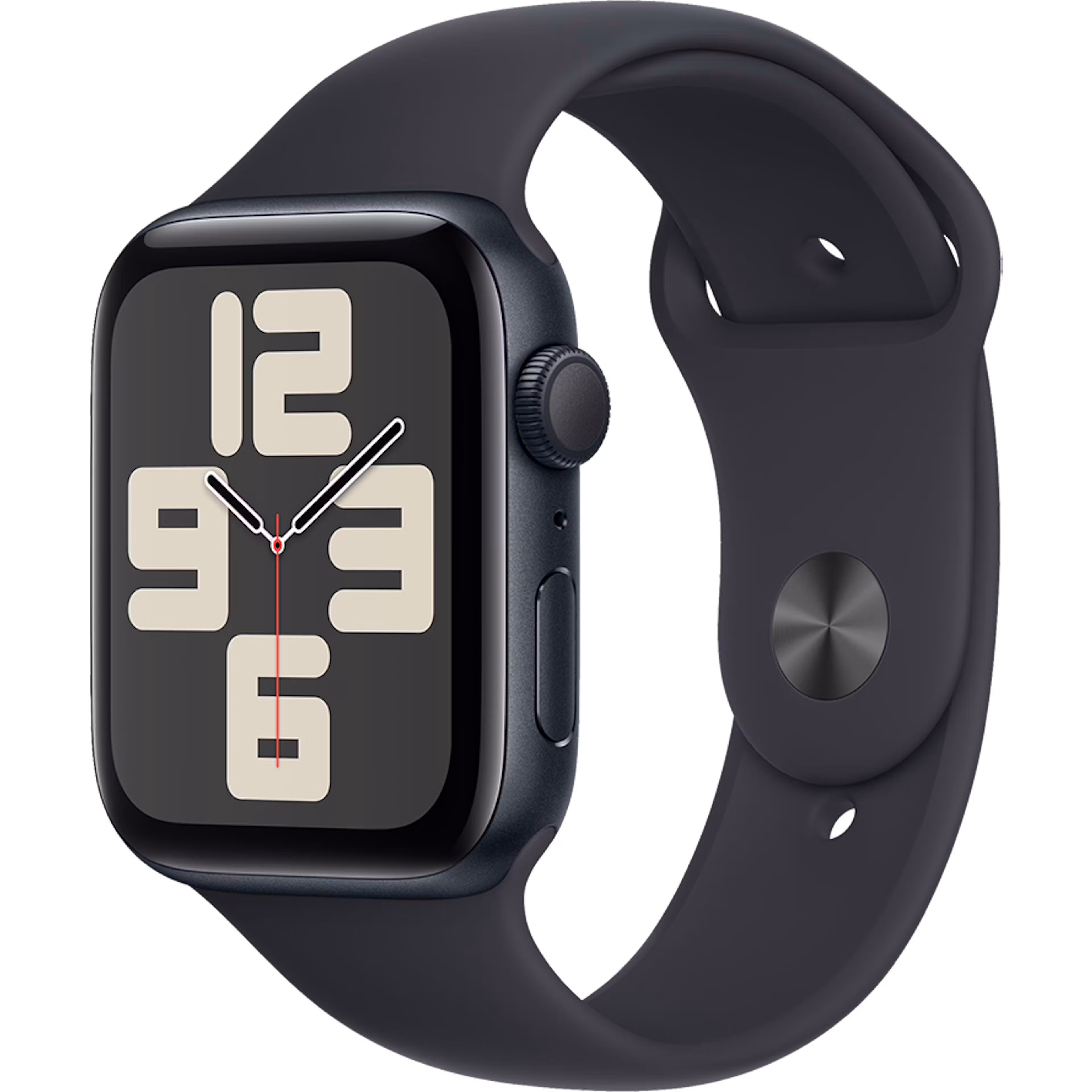 Apple Watch SE (2023) GPS 44mm Midnight Aluminium Case with Midnight S/M Sport Band