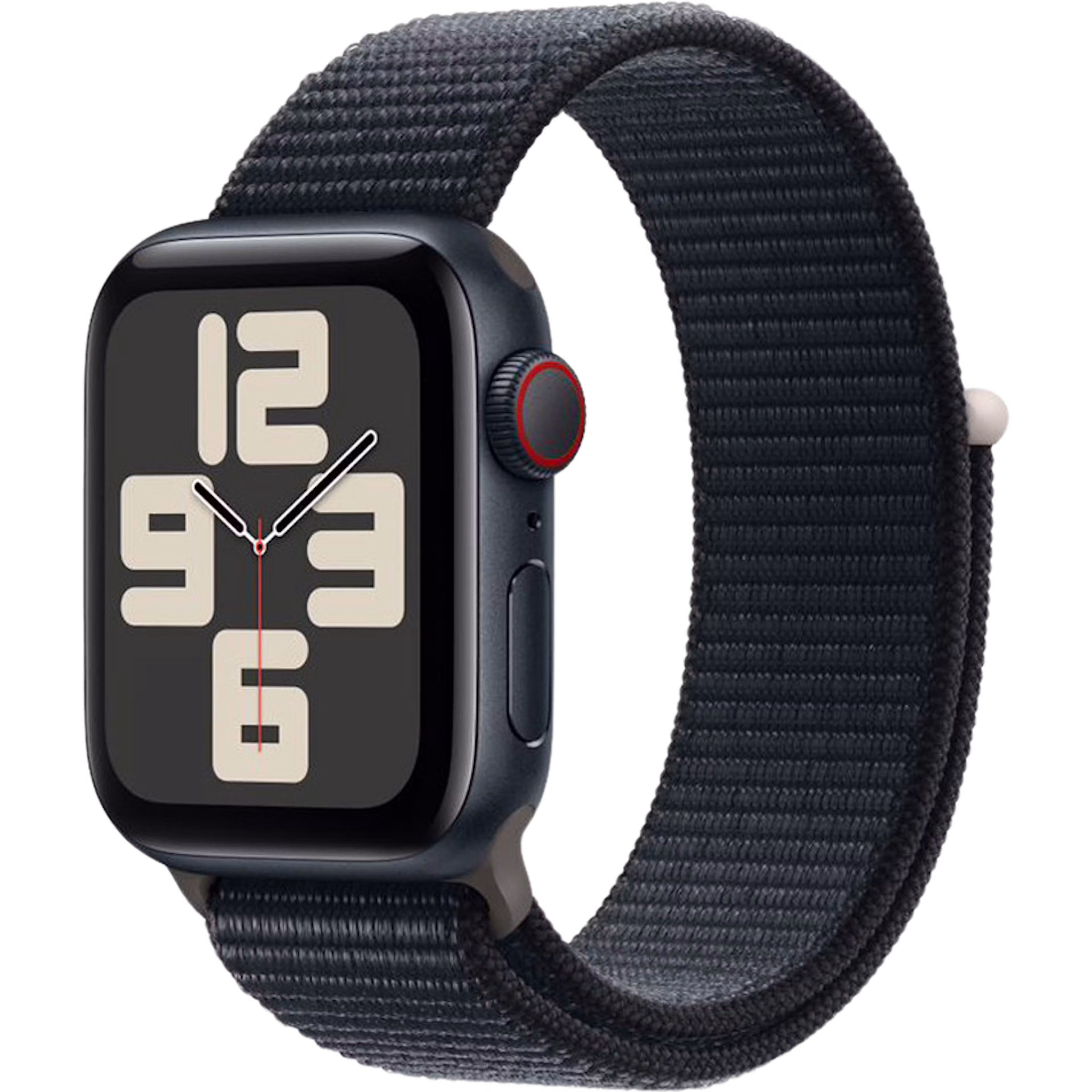 Apple Watch SE (2023) GPS + Cellular 40mm Midnight Aluminium Case with Midnight Sport Loop